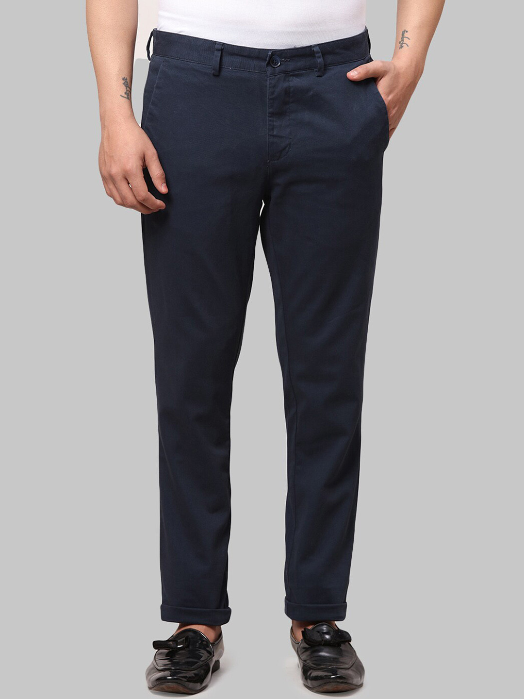 

Park Avenue Men Blue Trousers