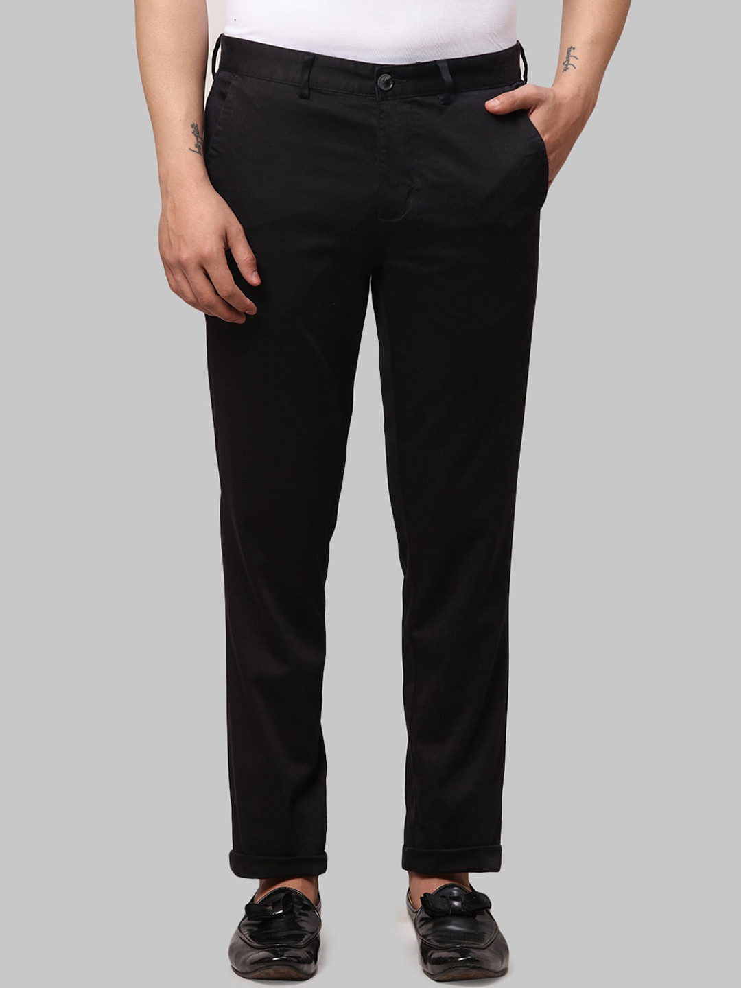 

Park Avenue Men Formal Trouser, Black