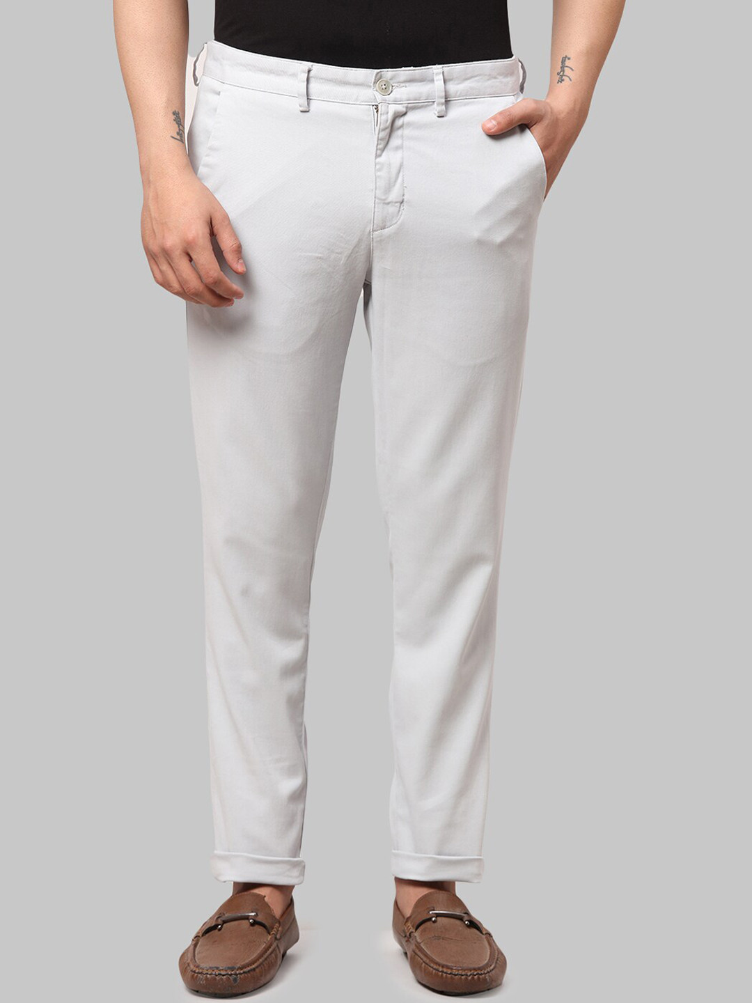 

Park Avenue Men Casual Trouser, Grey
