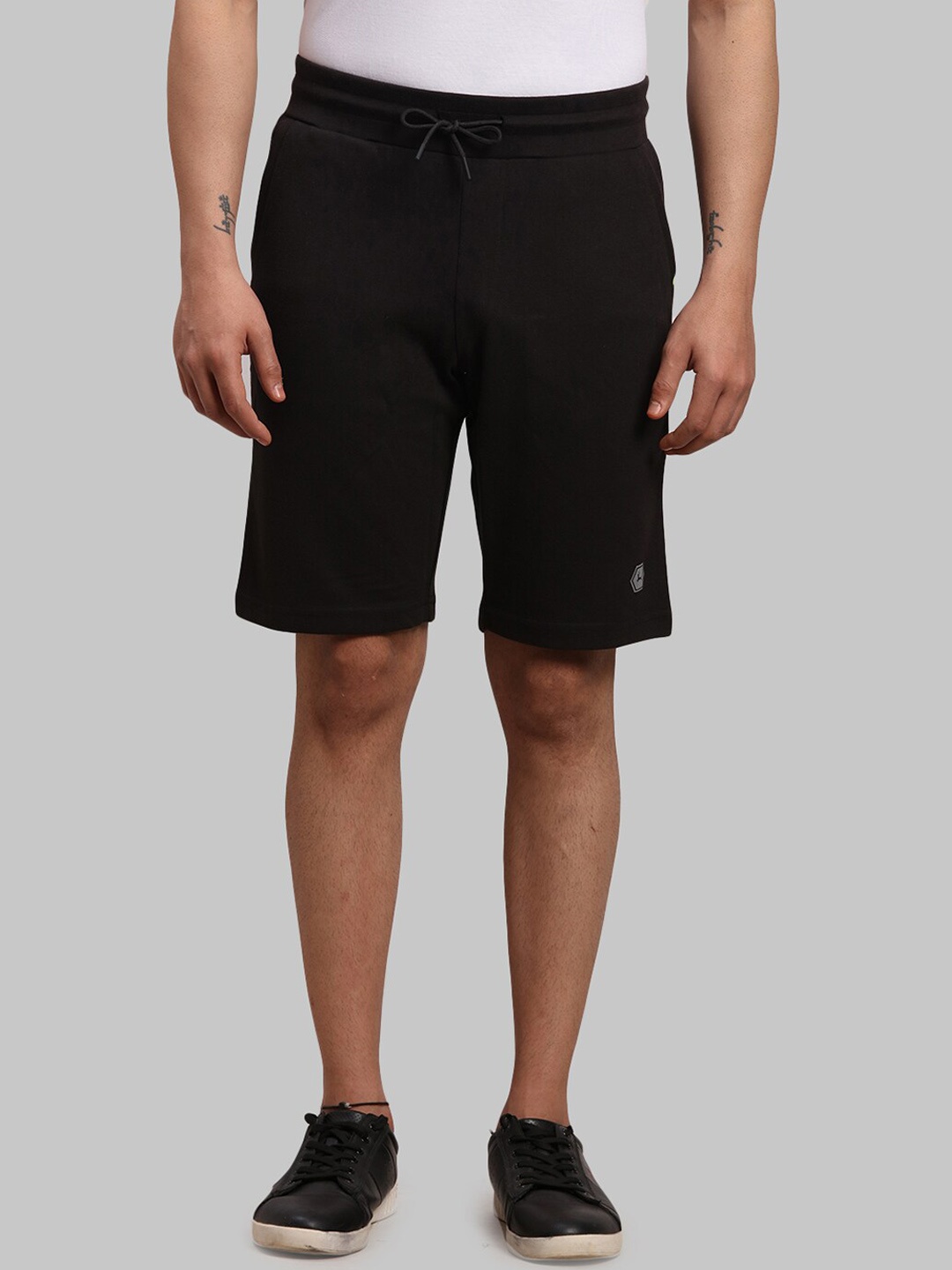 

Parx Men Regular Shorts, Black