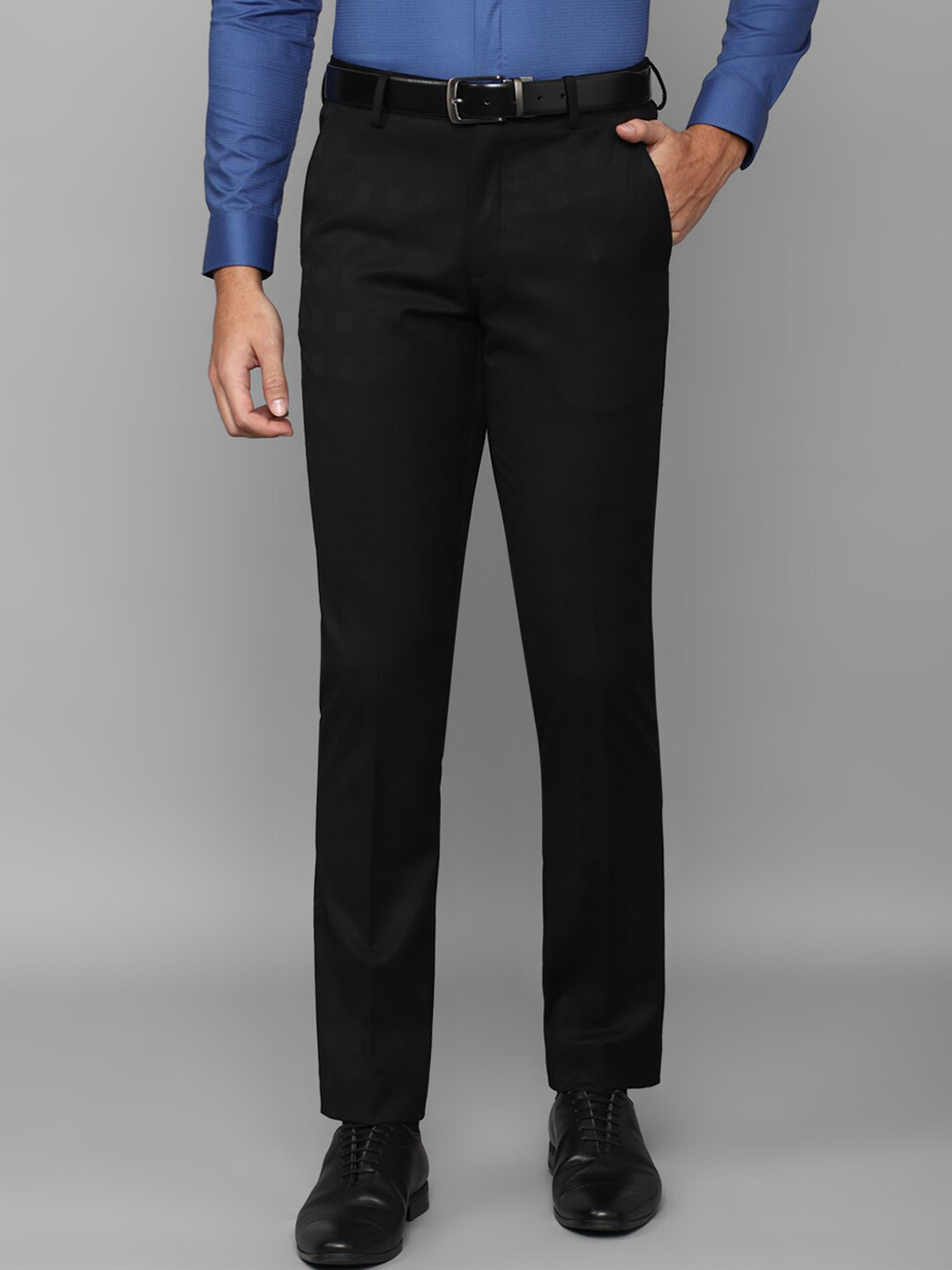 

Louis Philippe Men Slim Fit Formal Trouser, Black