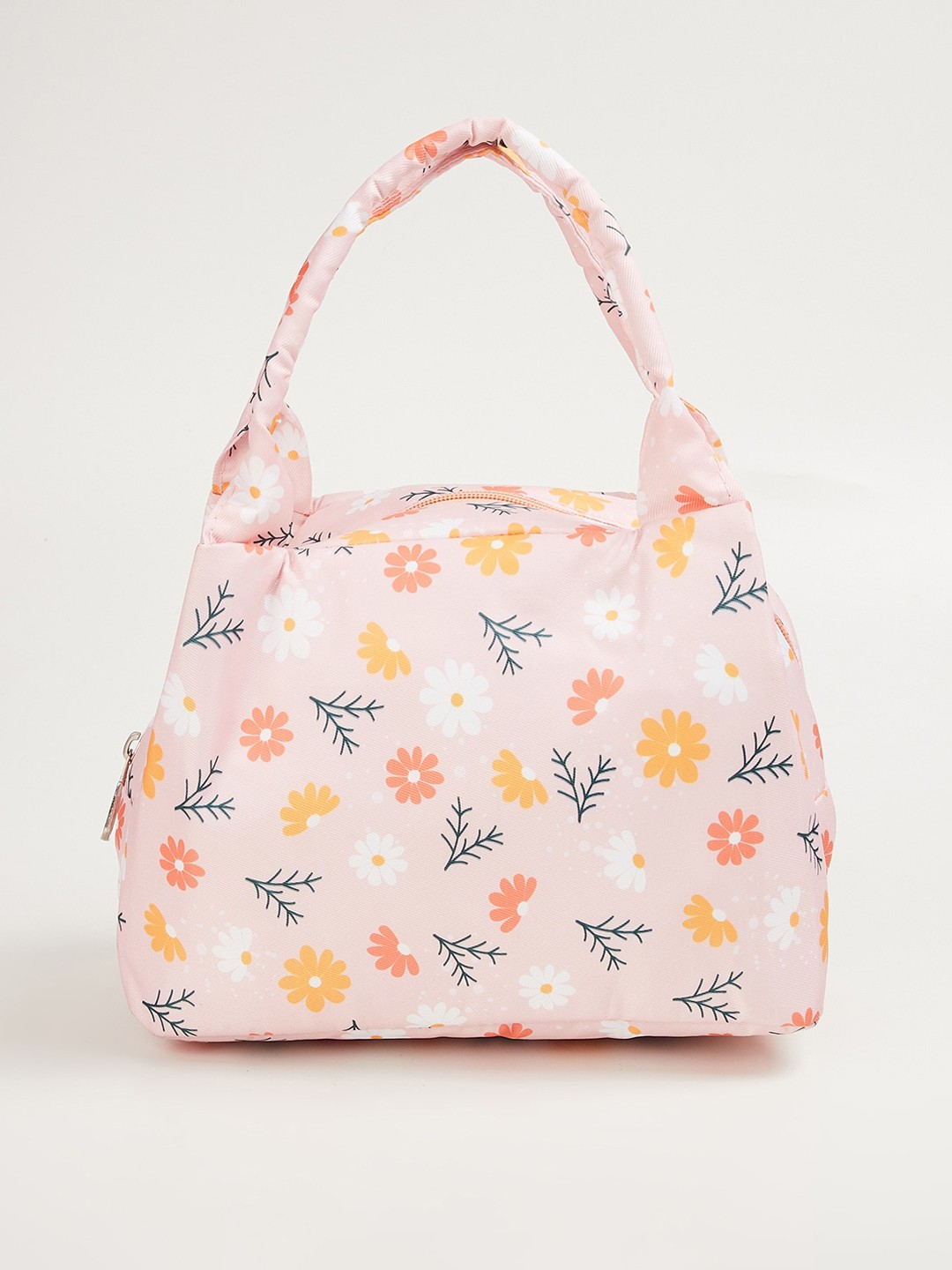 

Ginger by Lifestyle Floral Printed Shopper Handheld Bag, Peach