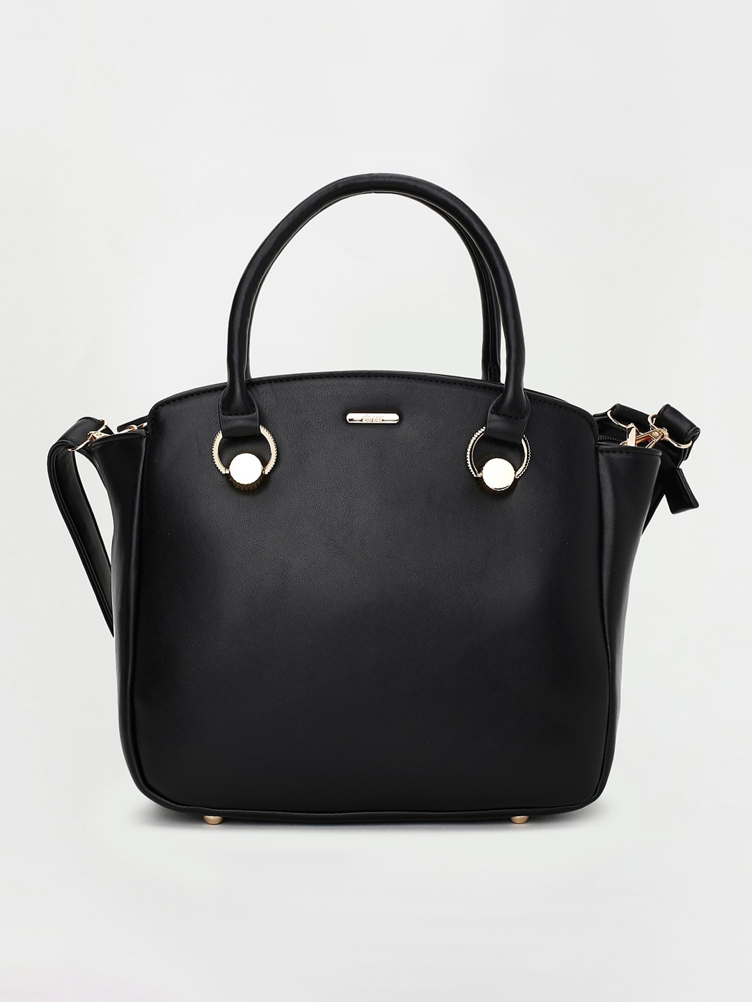 

Ginger by Lifestyle Structured Tasselled Handheld Bag, Black