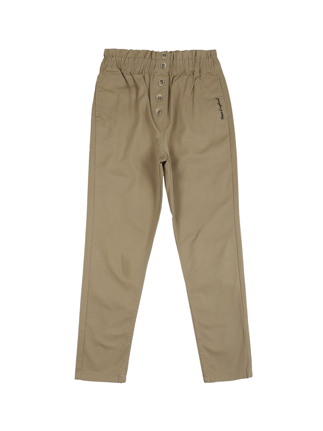 

Peter England Girls Olive Green Chinos Trousers