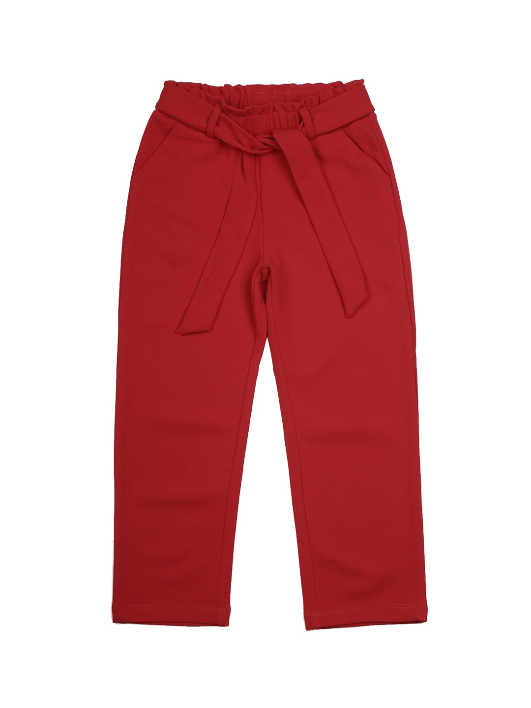 

Peter England Girls Regular Trouser, Red