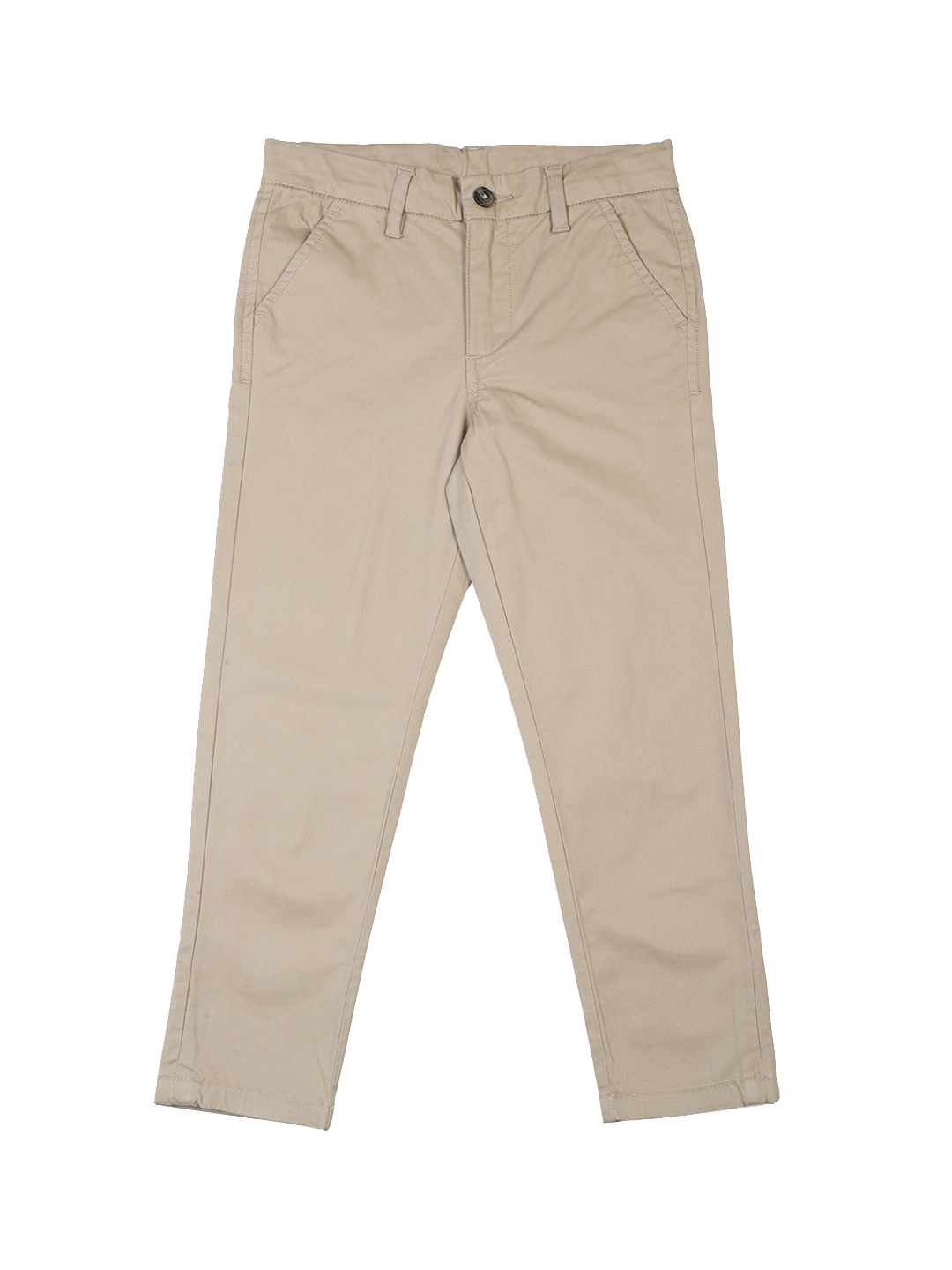 

Peter England Boys Pure Cotton Chinos Trouser, Khaki