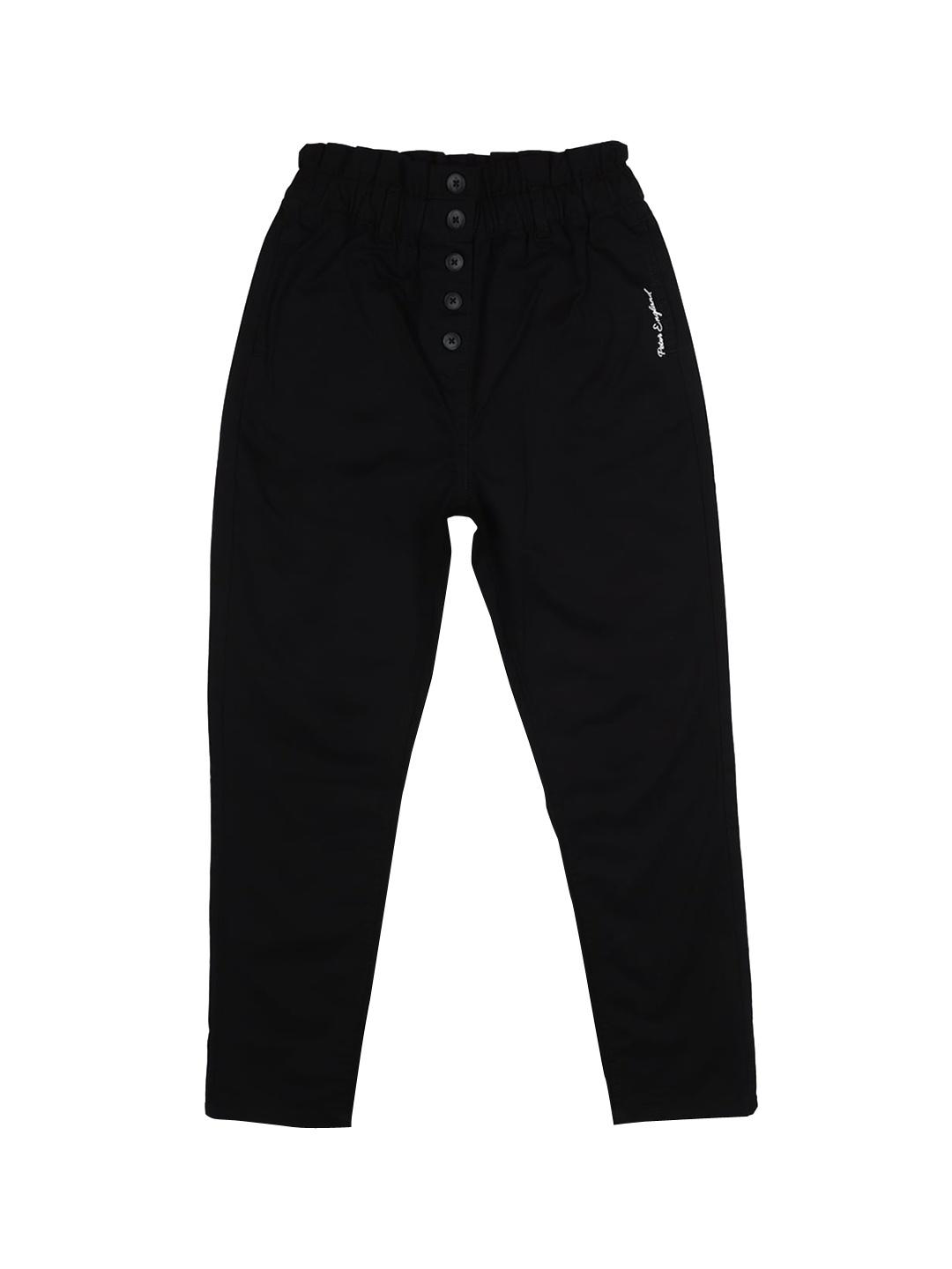 

Peter England Girls Pure Cotton Chinos Trouser, Black