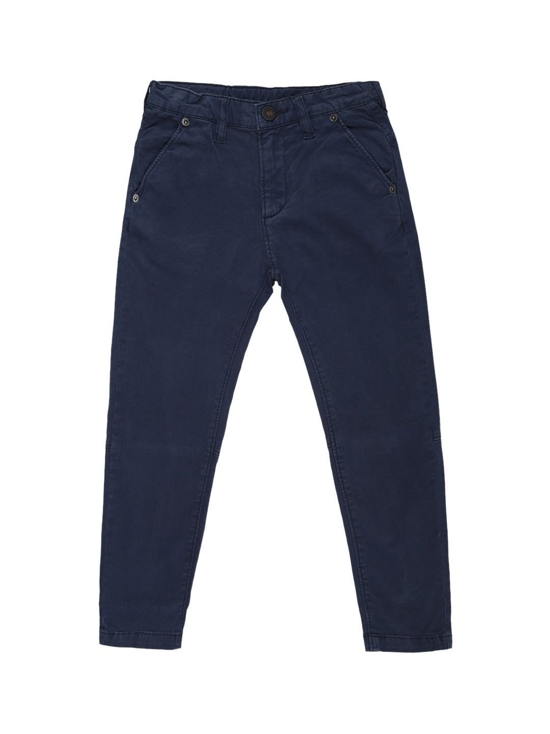 

Peter England Boys Skinny Fit Chinos Trousers, Navy blue