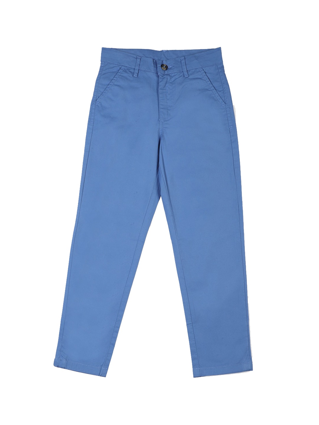 

Peter England Boys Chinos Pure Cotton Trousers, Blue