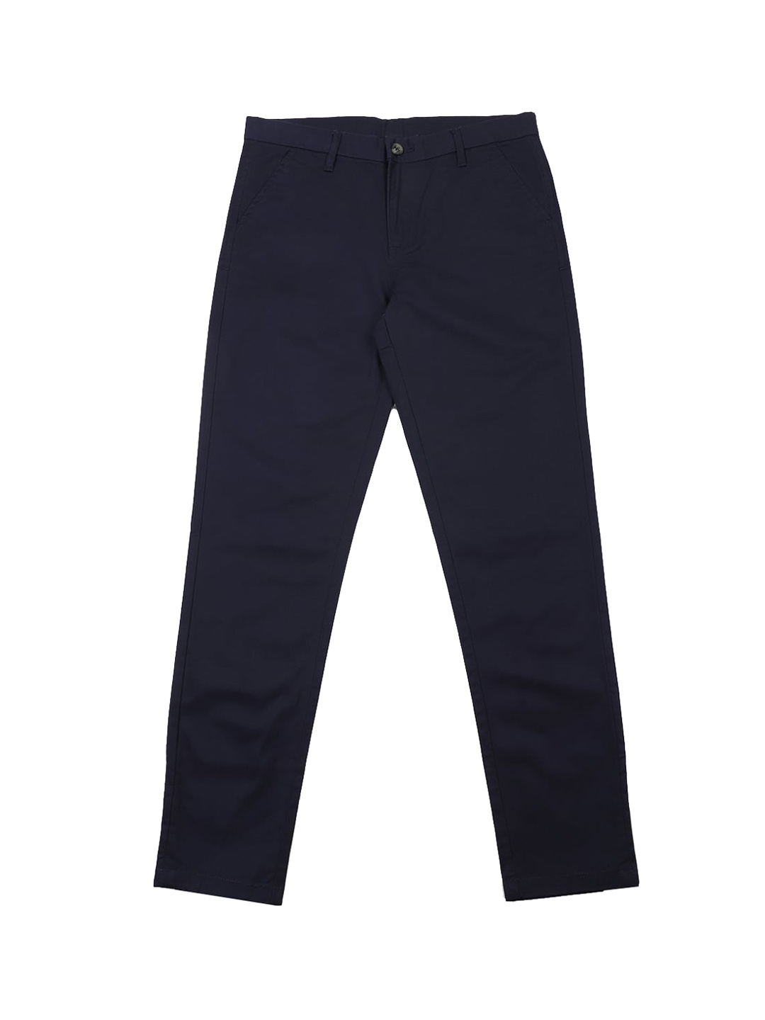 

Peter England Boys Chinos Pure Cotton Trousers, Navy blue