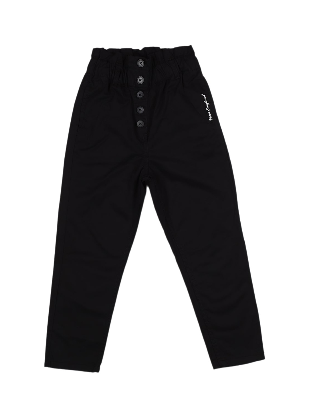

Peter England Girls Chinos Pure Cotton Trousers, Black