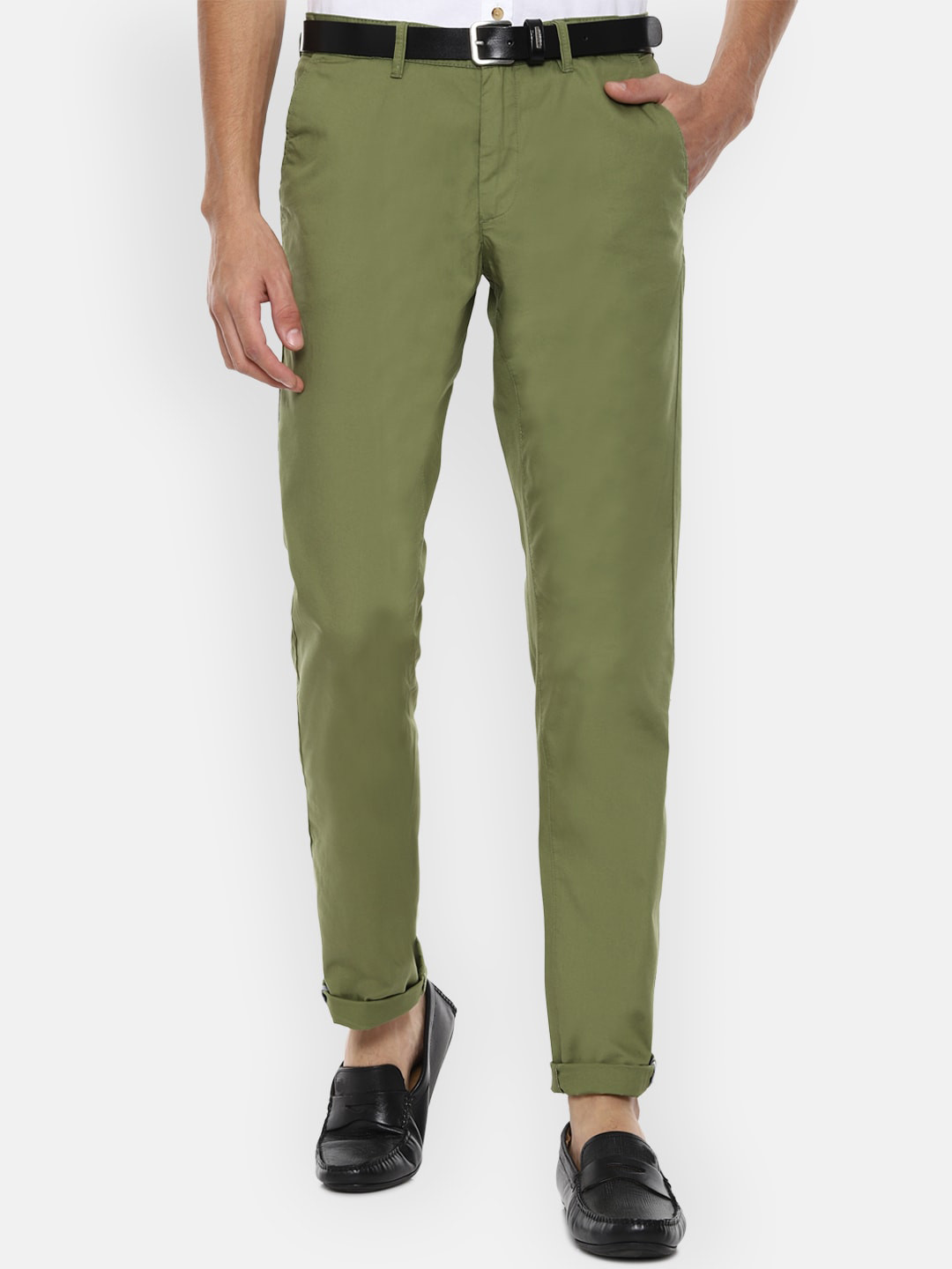 

Van Heusen Sport Men Slim Fit Trousers, Green