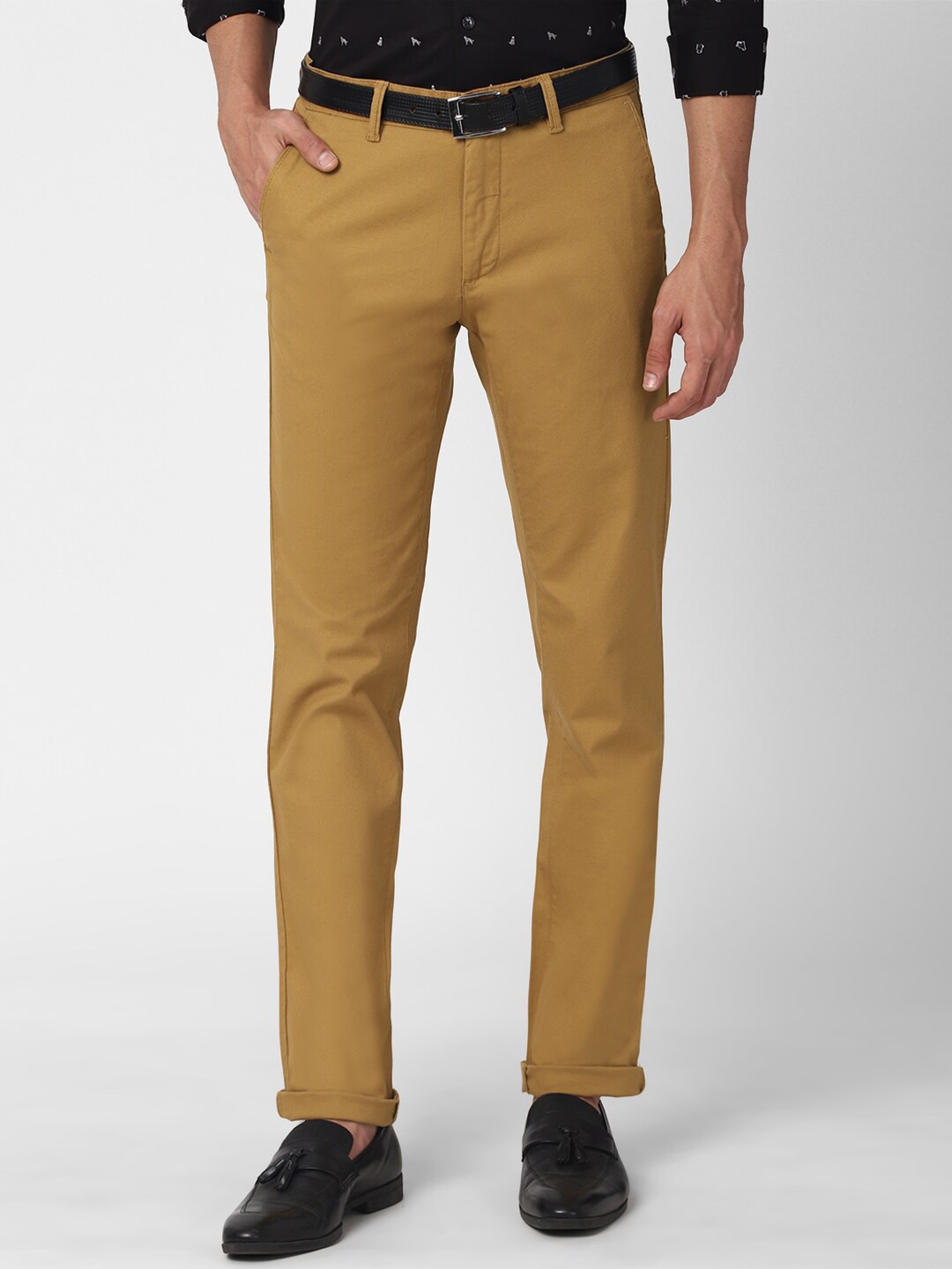 

Van Heusen Sport Men Slim Fit Trousers, Brown