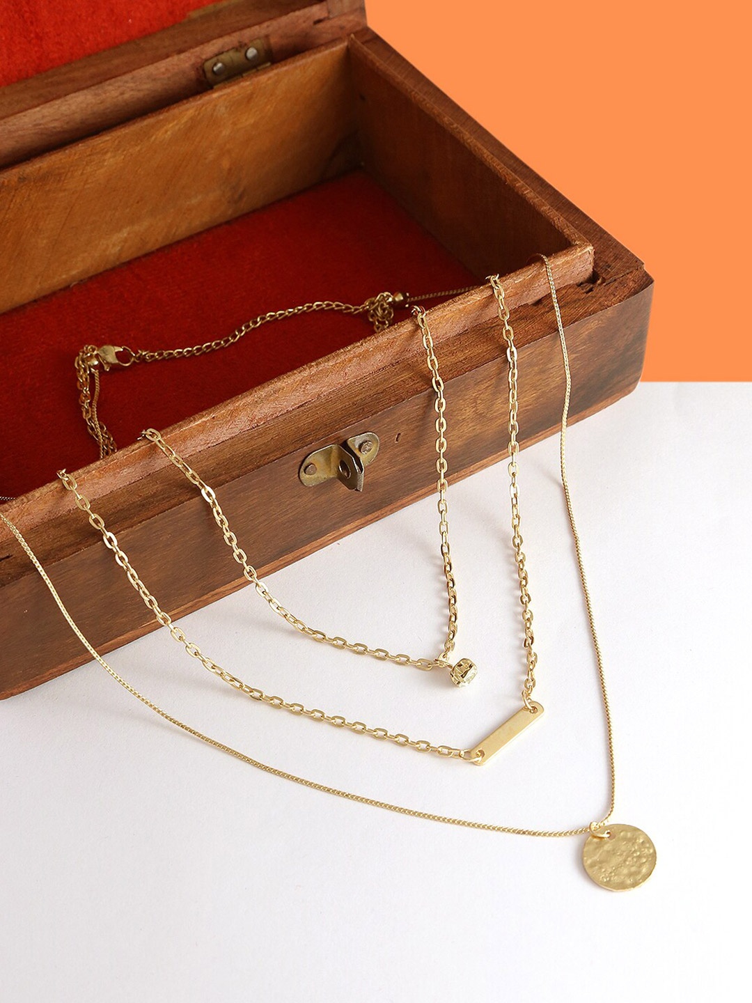 

The Pari Gold-Plated Layered Necklace