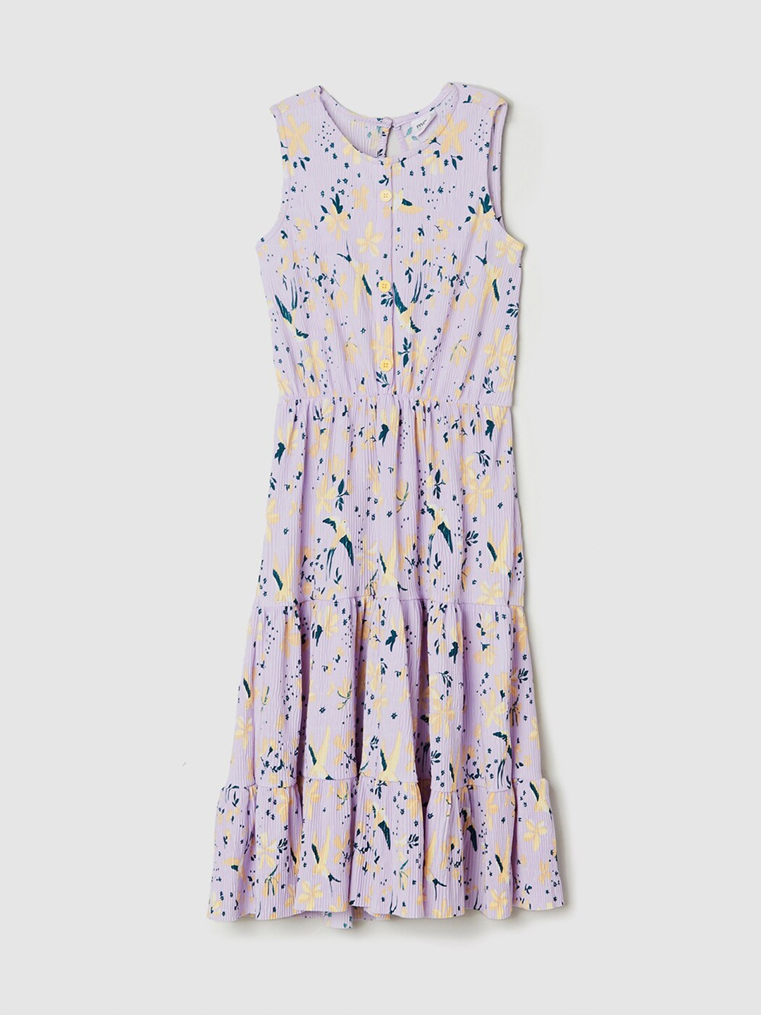 

max Floral Printed Sleeveless Dress, Lavender