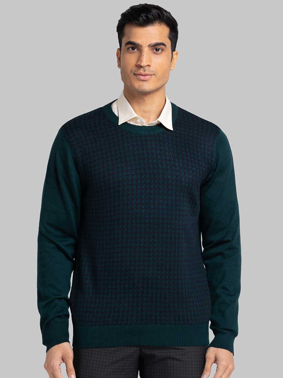 

Raymond Men Pullover Sweater, Teal