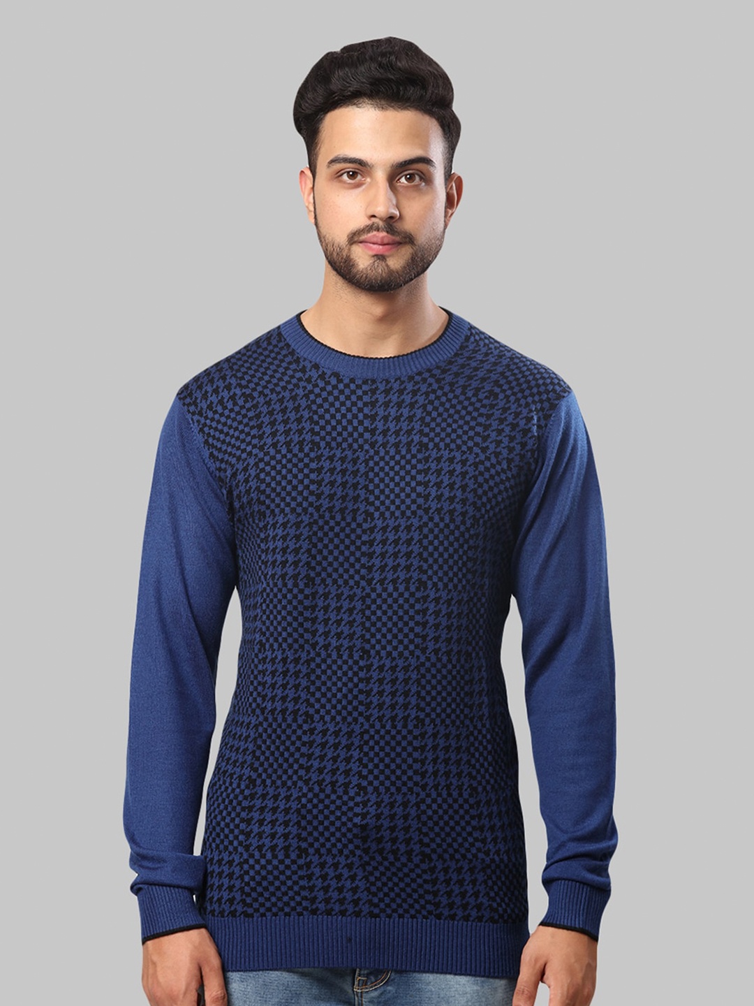 

Raymond Men Pullover Sweater, Navy blue