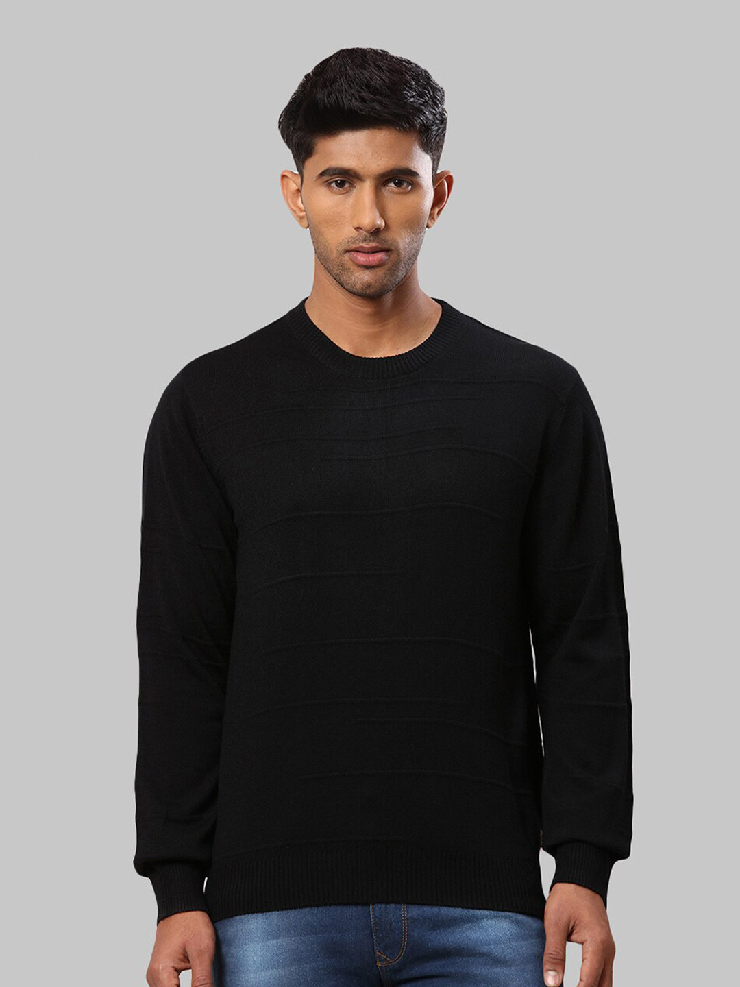 

Raymond Men Pullover Sweater, Black