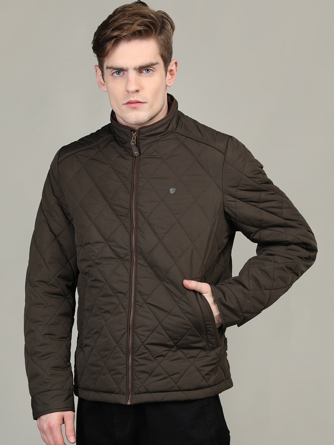 

LURE URBAN Men Polyester Outdoor Bomber Jacket, Olive