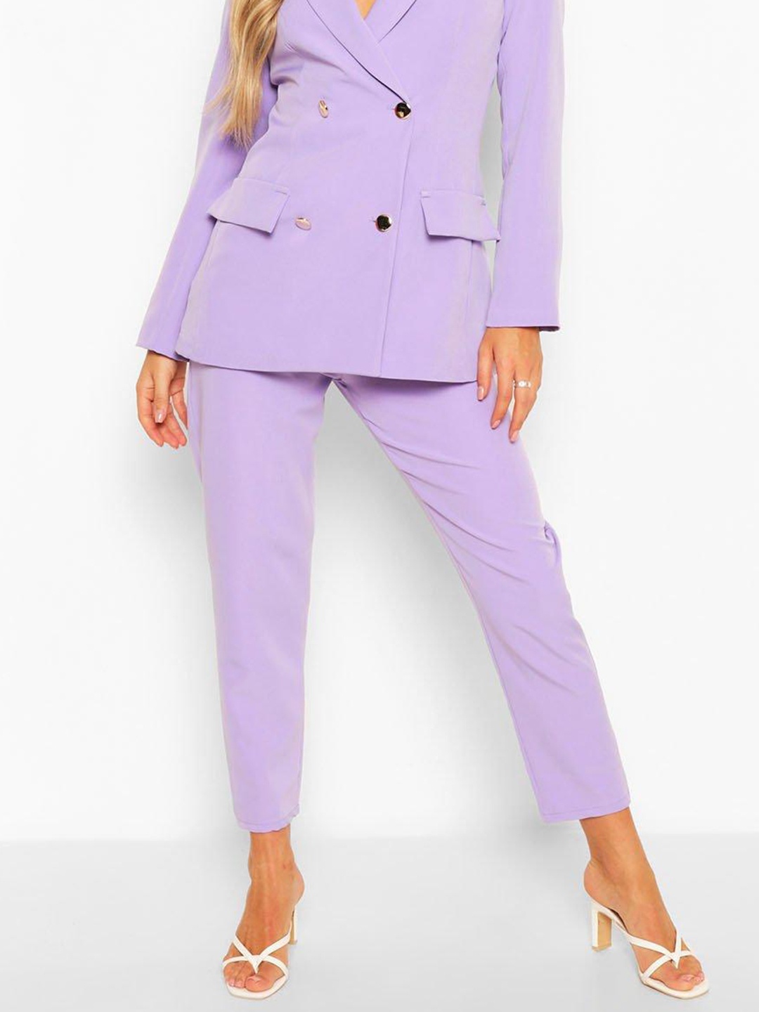 

Boohoo Women Tailored Trouser, Lavender
