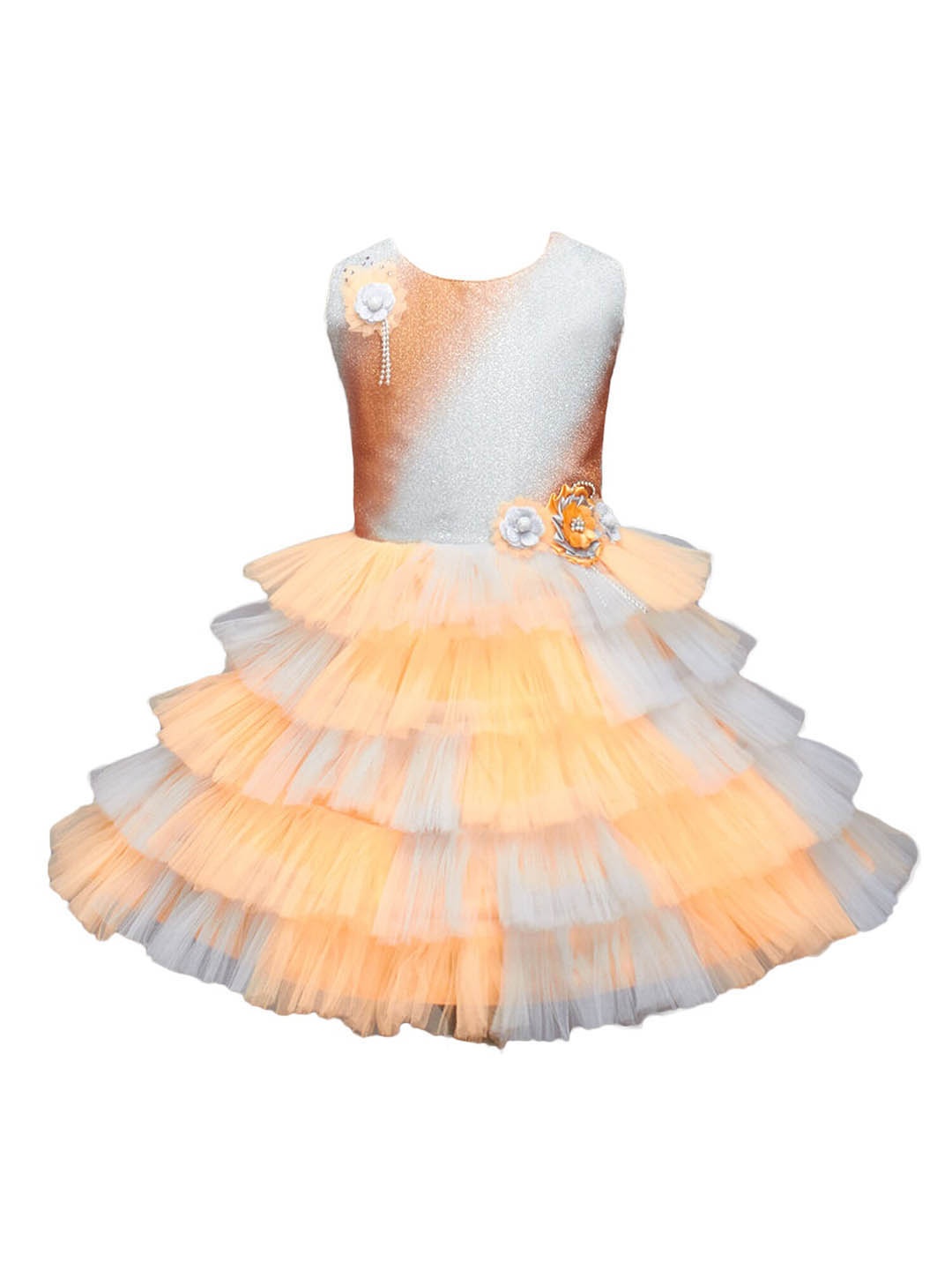 

The Magic Wand Fit & Flare Maxi Dress, Peach