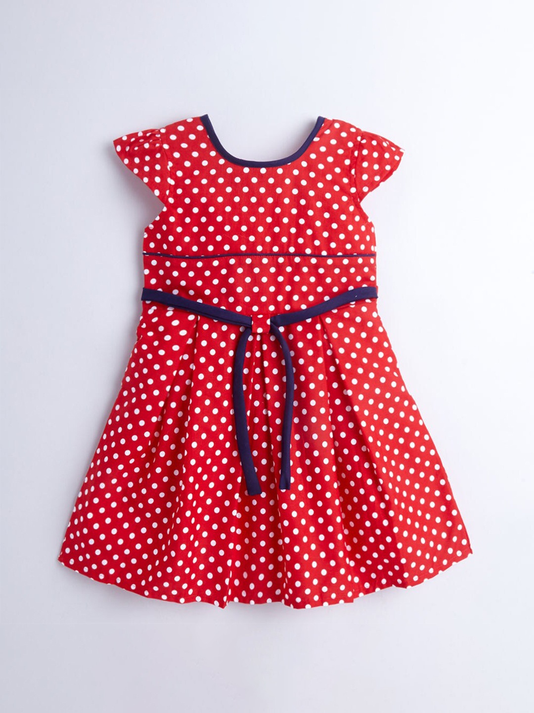 

The Magic Wand Printed Polka Dots Dress, Red