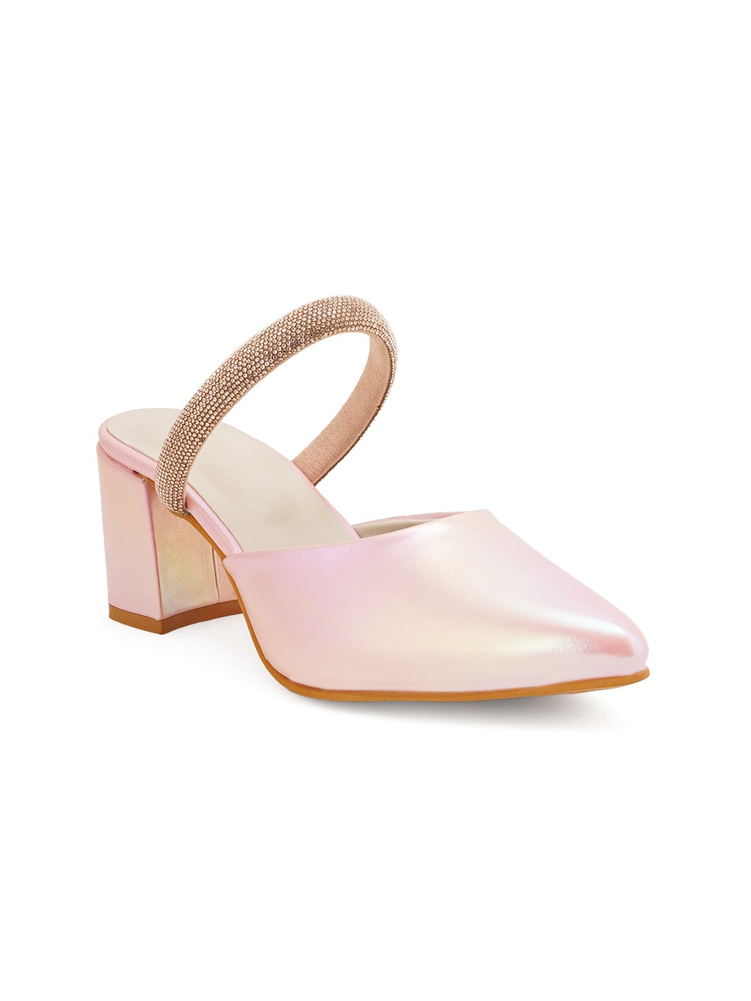 

SCENTRA Solid Block Mules, Pink