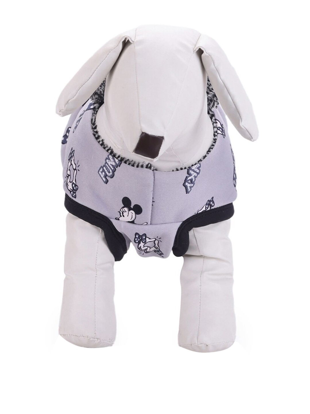 

Lulala Mickey Printed Dog Jacket, Grey