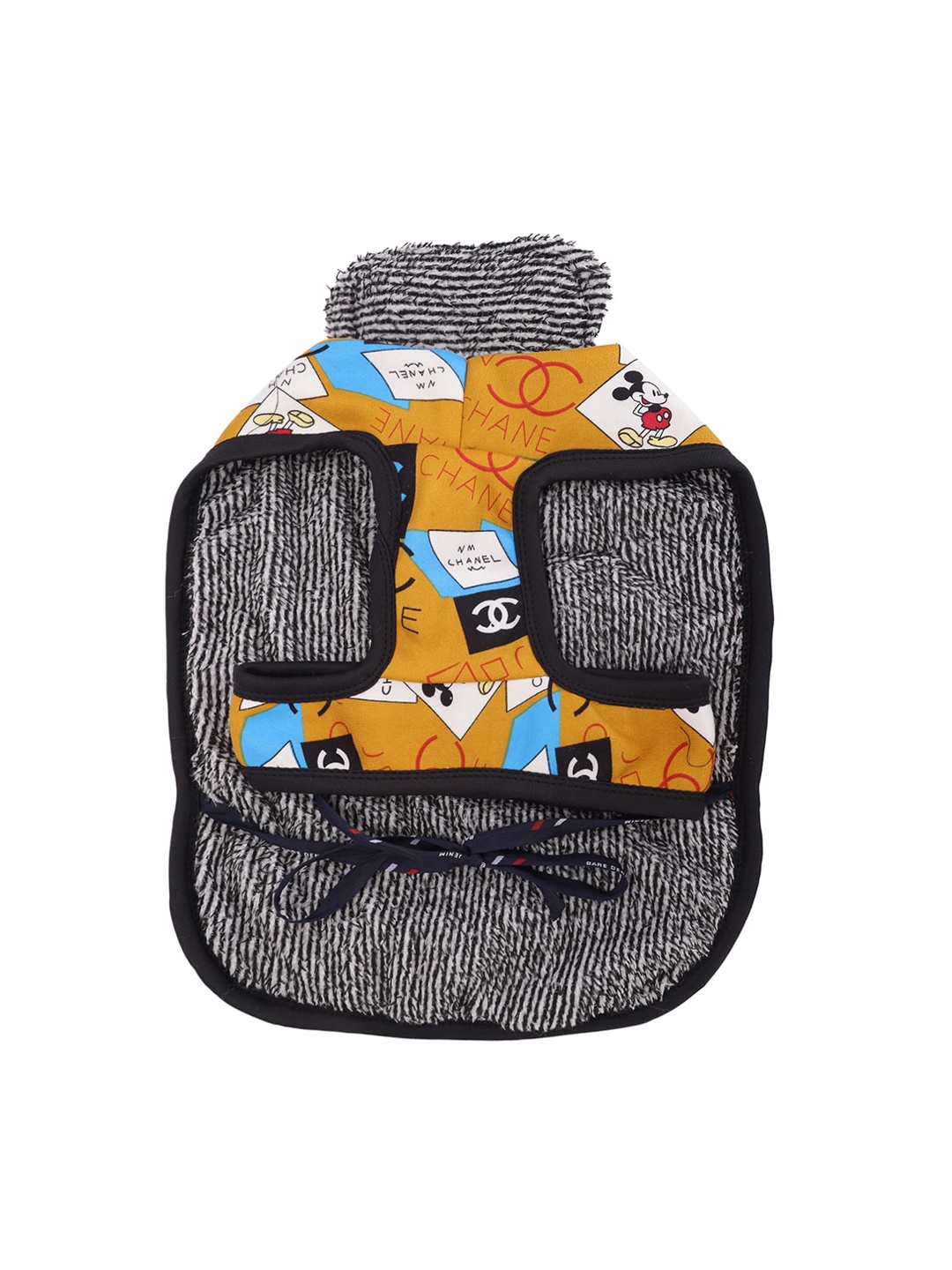 

Lulala Graphic Printed Dog Jacket Soft Fleece, Mustard