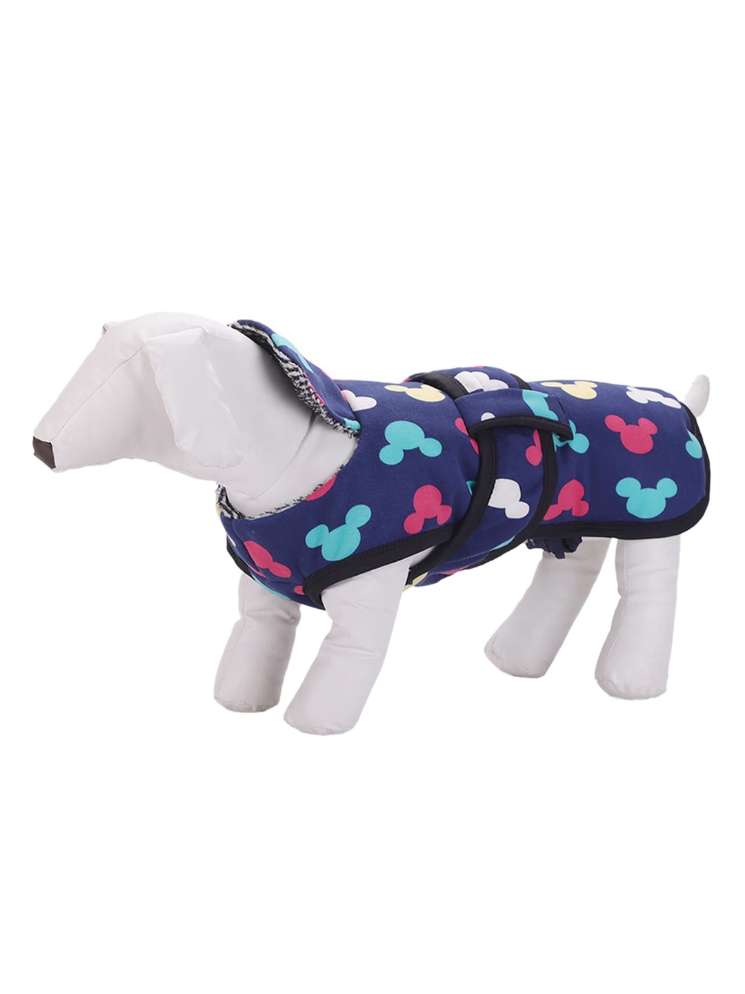 

Lulala Printed Dog Jacket Soft Fleece, Blue