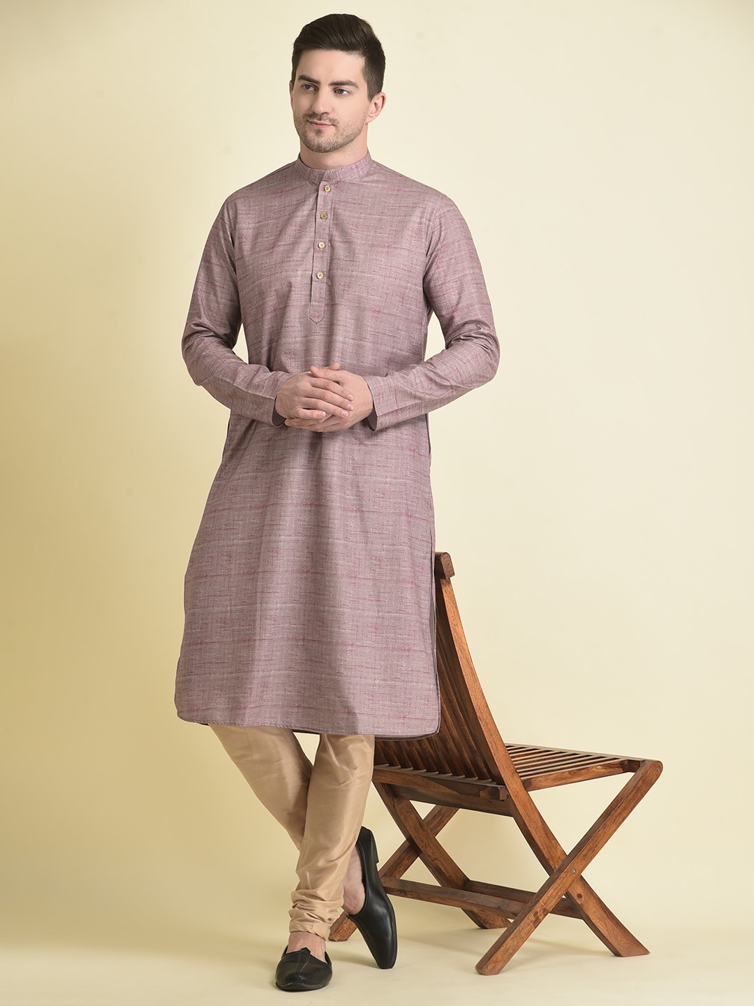 

TABARD Men Pure Cotton Kurta with Pyjama Set, Grey