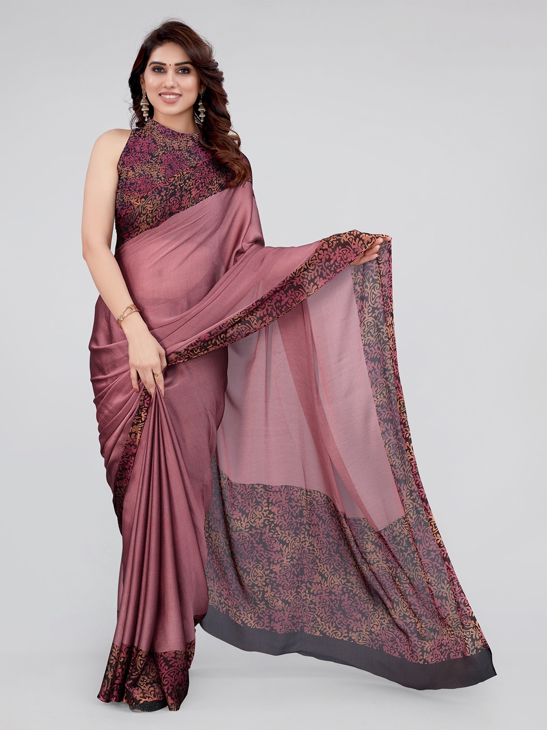 

KALINI Floral Saree, Pink