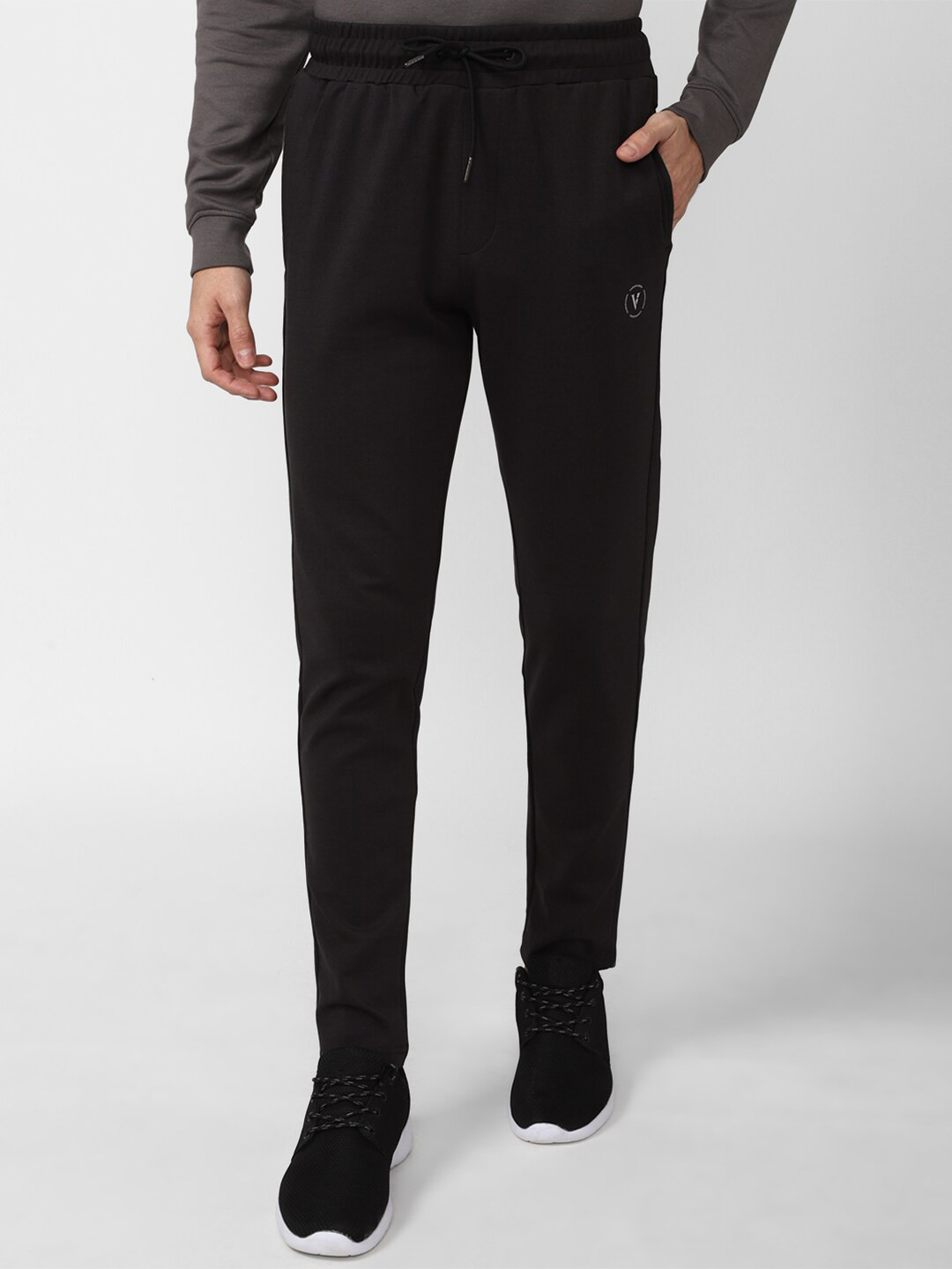 

Van Heusen Flex Men Slim-fit Track Pants, Black