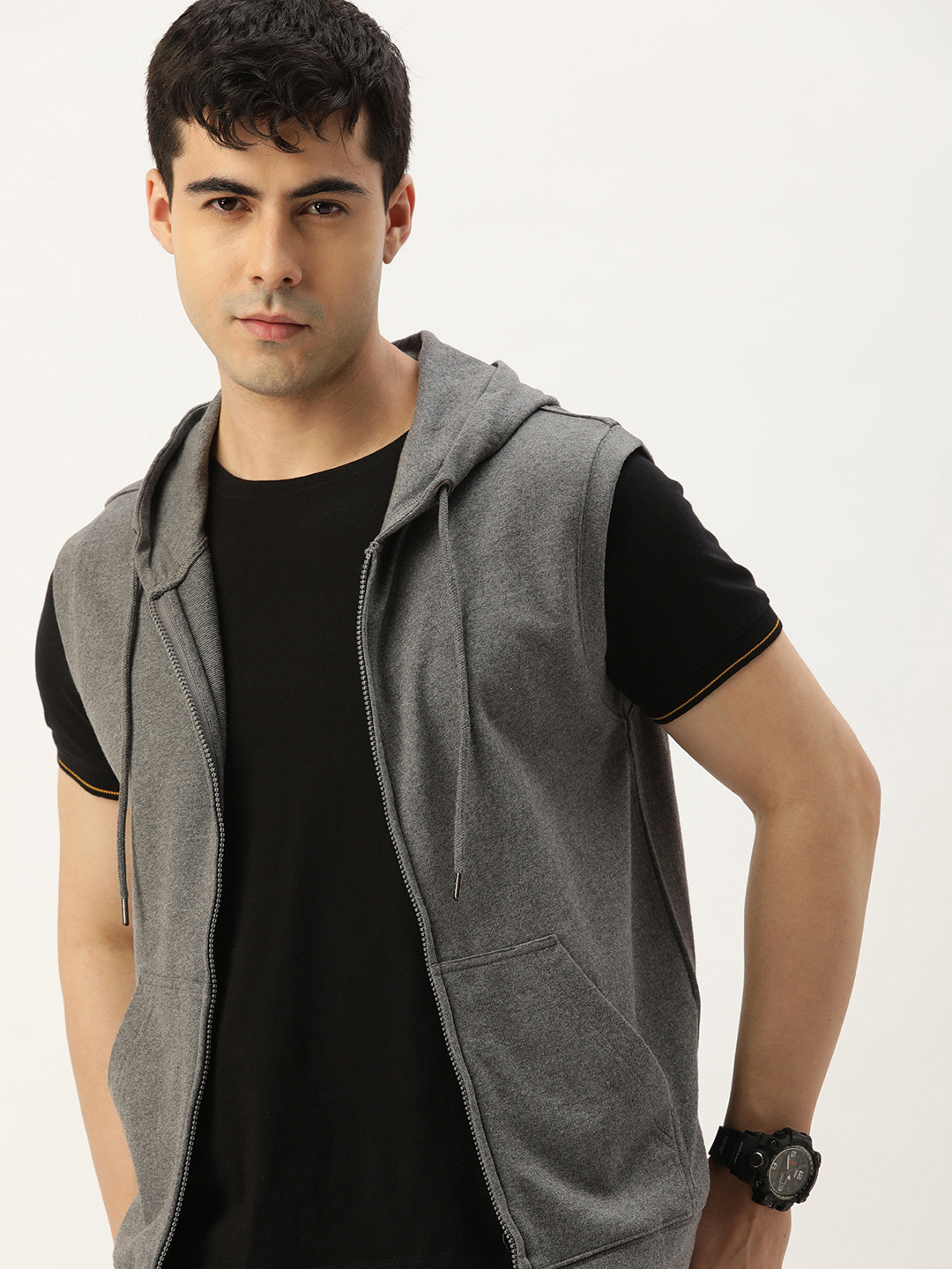 

Kook N Keech Men Hooded Sweatshirt, Grey