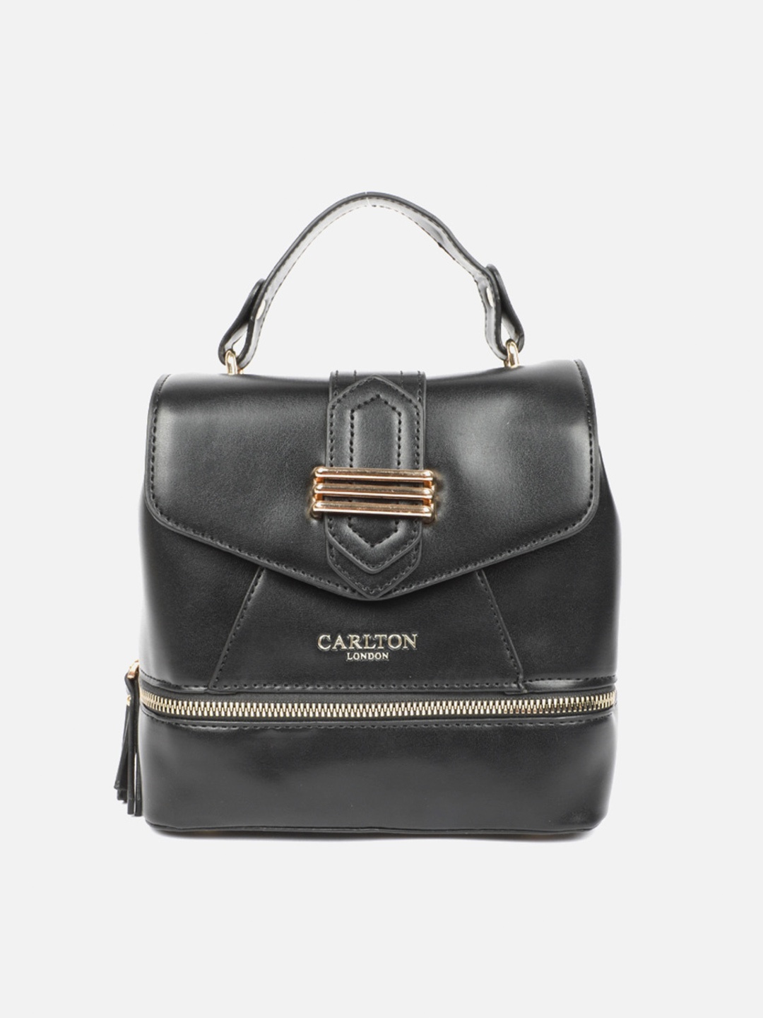 

Carlton London Women Synthetic Backpack, Black