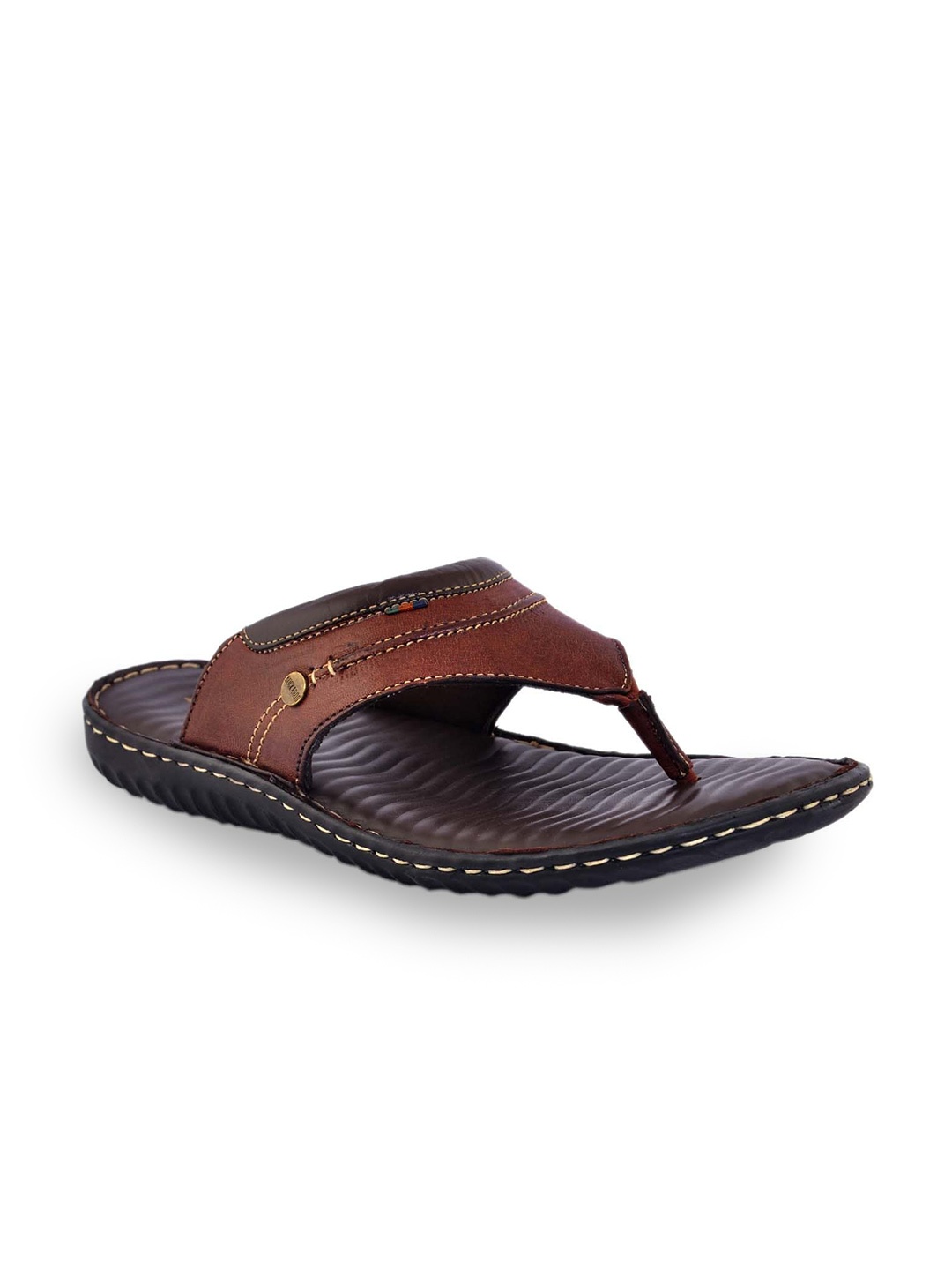 

Buckaroo Men Leather Comfort Sandals, Tan