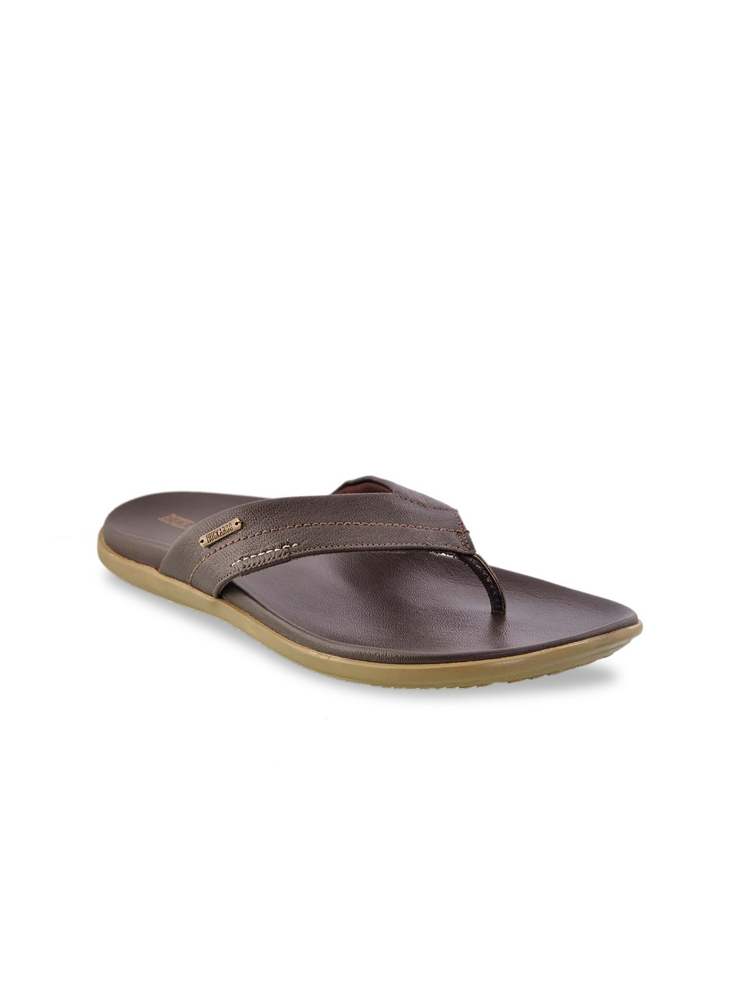 

Buckaroo Men Leather Comfort Sandals, Brown