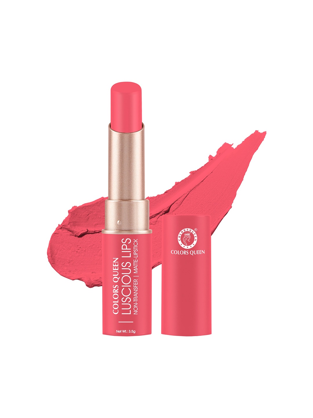 

Colors Queen Luscious Lips Non Transfer Matte Lipstick 3.5g - Rosy Sunday 03, Pink