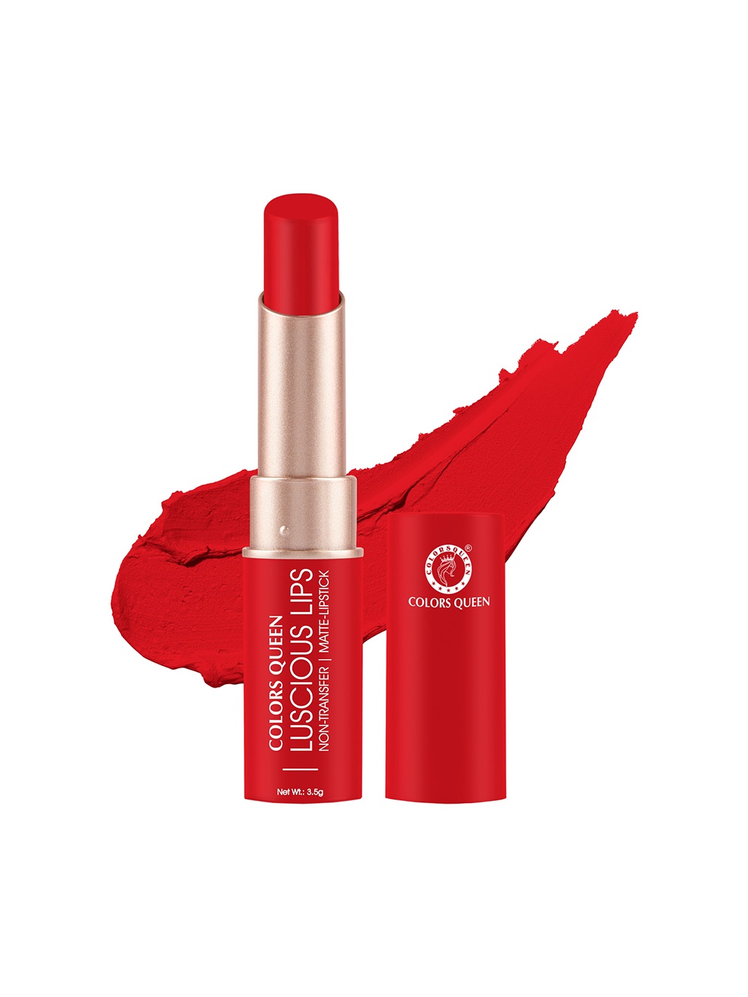 

Colors Queen Luscious Lips Non Transfer Matte Lipstick 3.5g - Chilly Red 11