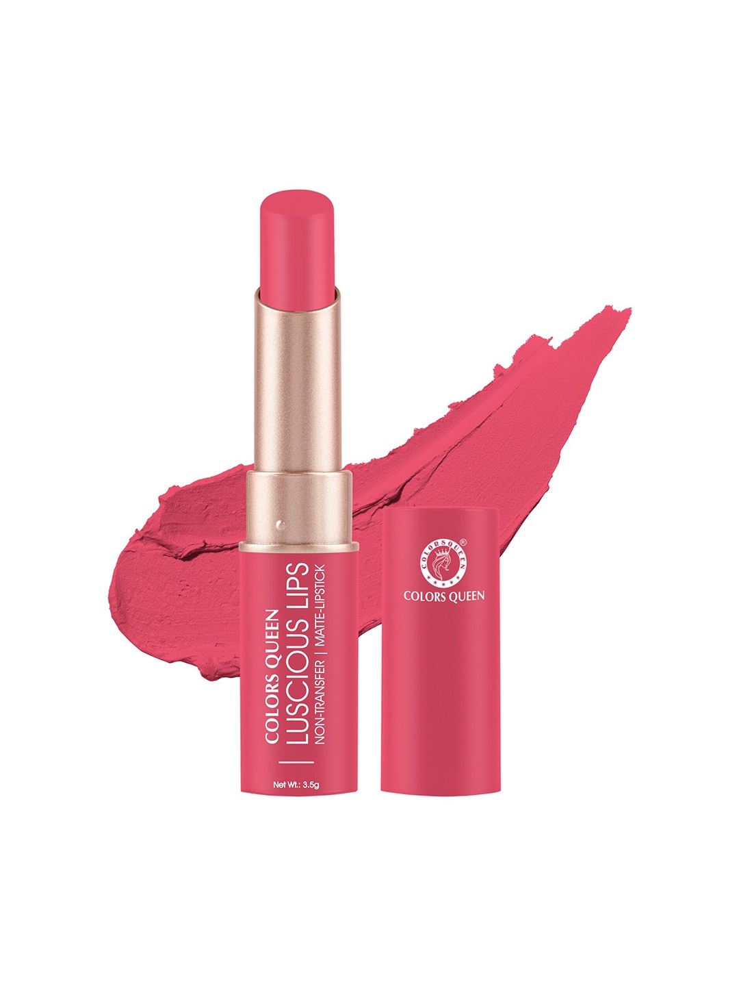 

Colors Queen Luscious Lips Non Transfer Matte Lipstick 3.5g - Dusty Pink 02
