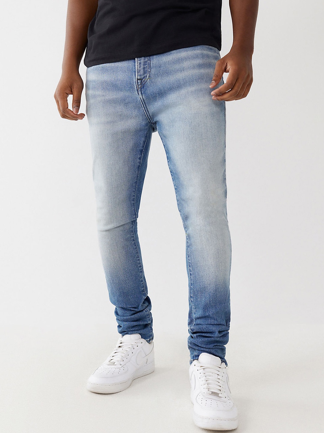 

True Religion Men SN Jack Straight Fit Cotton Heavy Fade Jeans, Blue