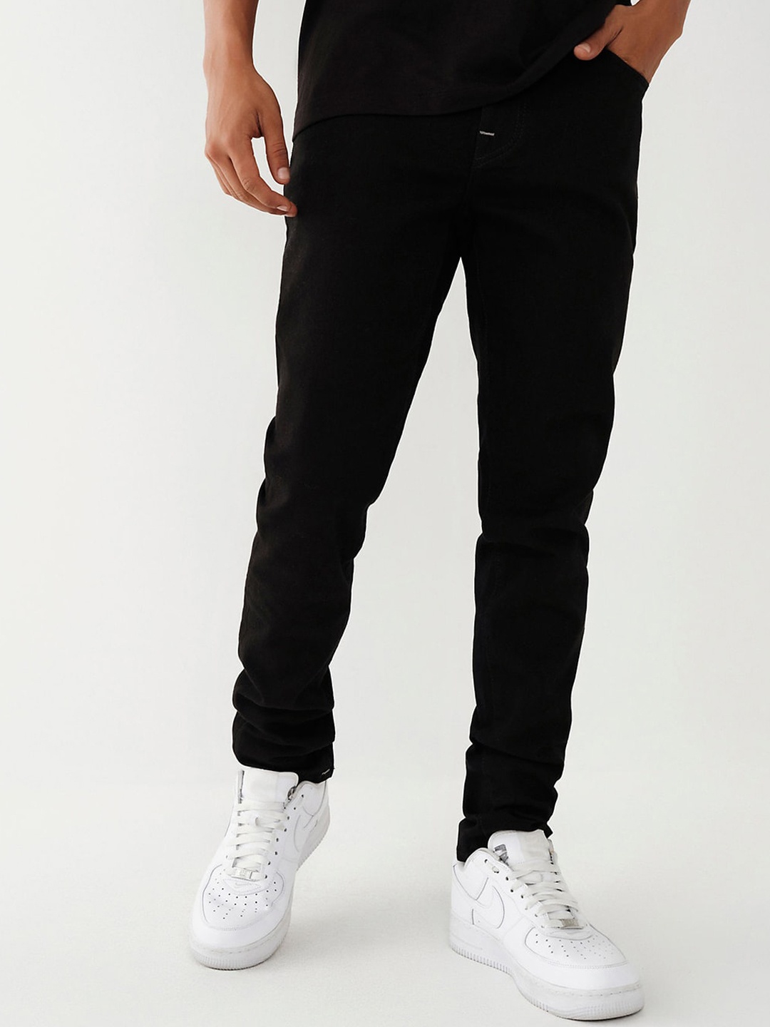 

True Religion Men SN Tony Super Skinny Fit Cotton Jeans, Black