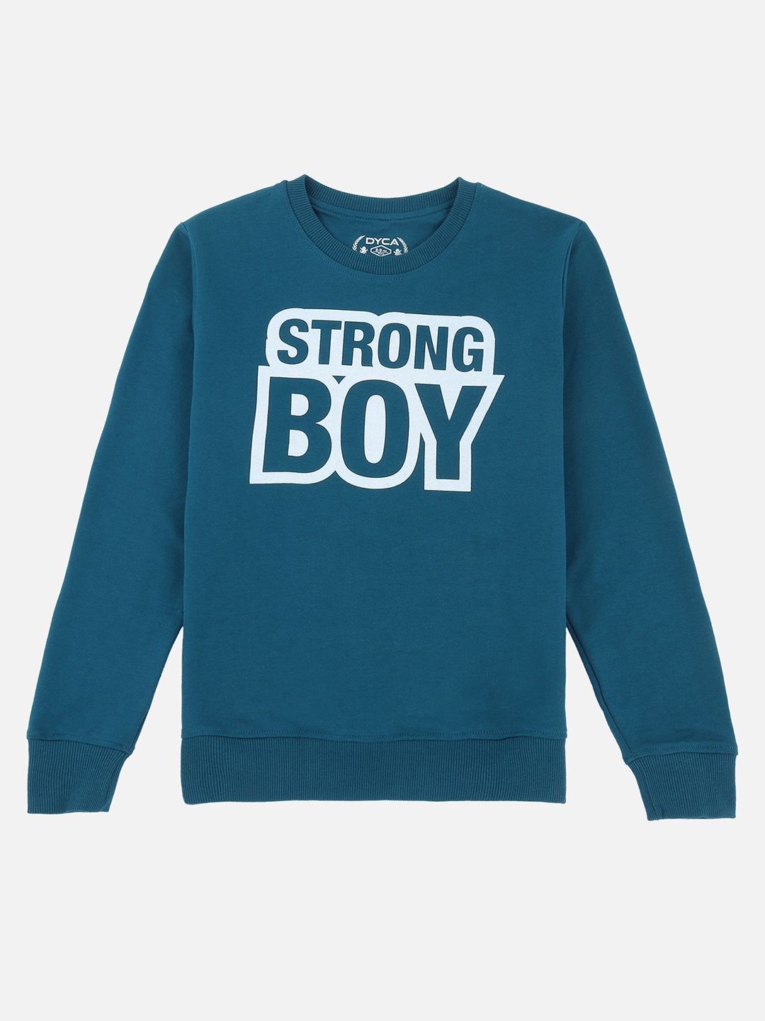 

DYCA Boys Printed Cotton Sweatshirt, Blue