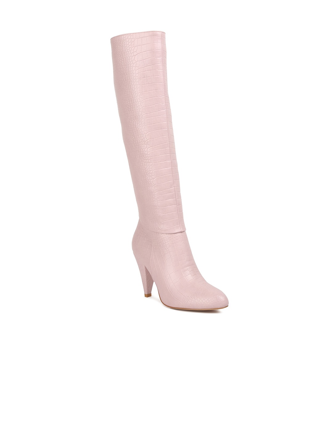 

London Rag Women Textured Winter Boots, Pink