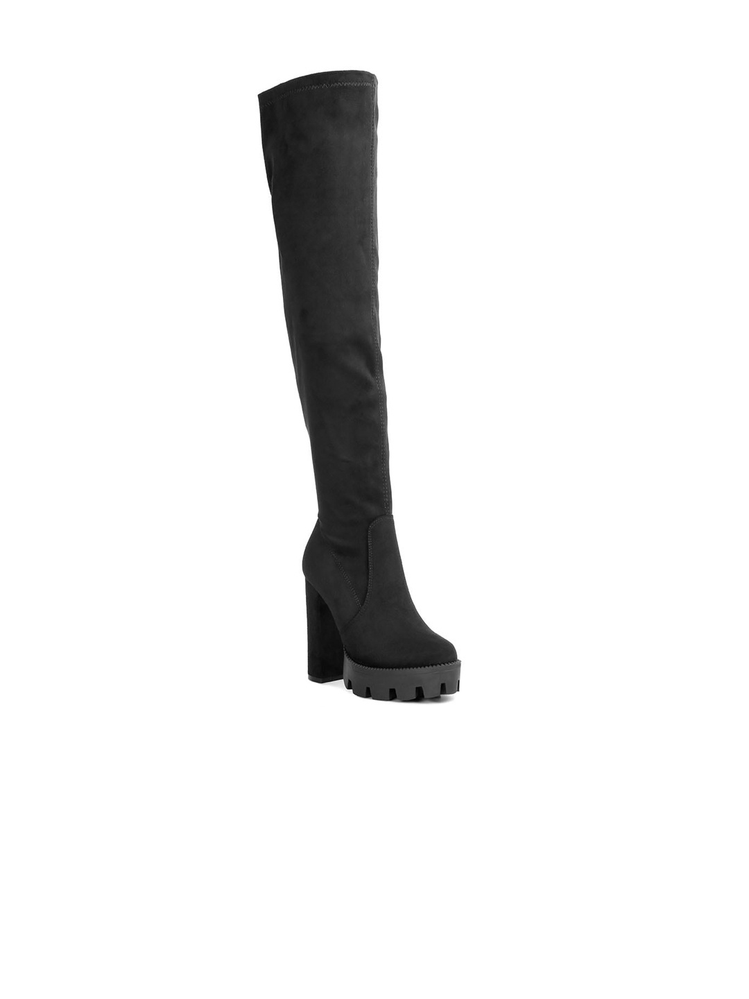 

London Rag Women Heeled Long Boots, Black