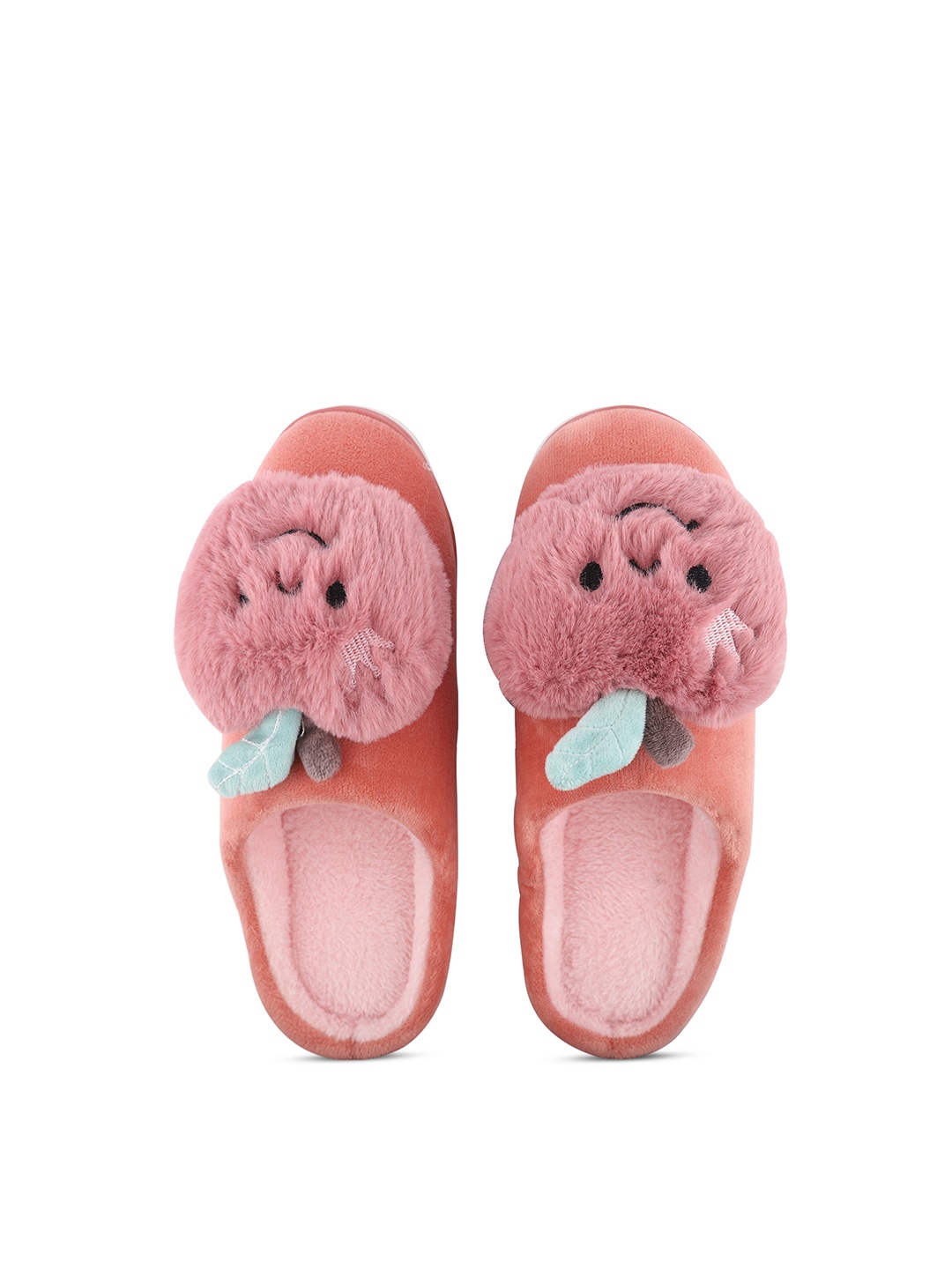 

CASSIEY Women Orange & Green Room Slippers