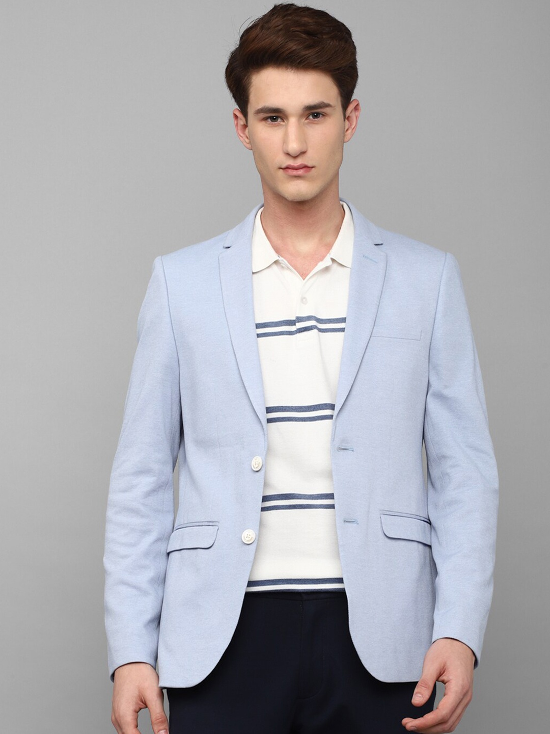

Louis Philippe Sport Men Single-Breasted Casual Blazer, Blue