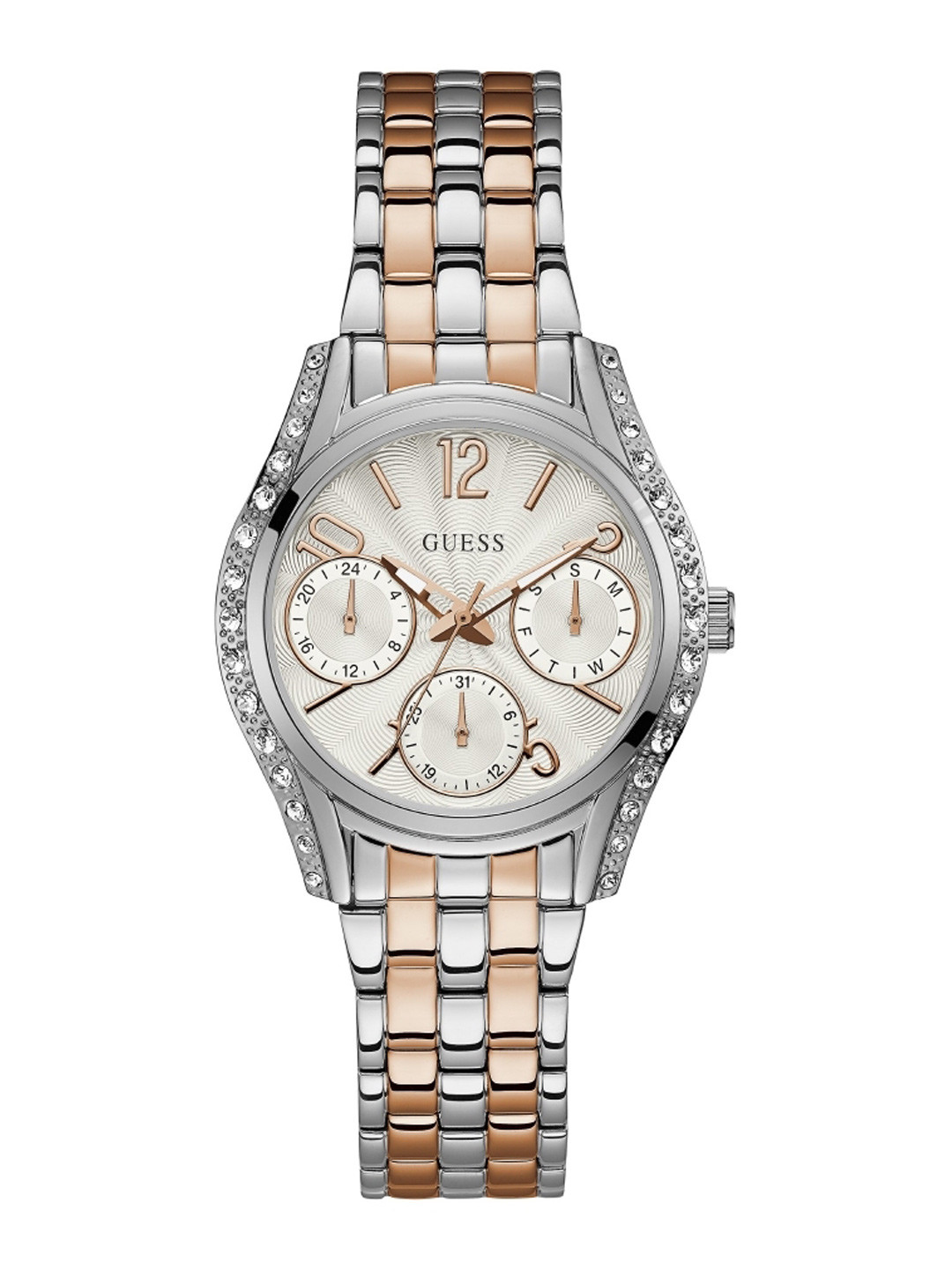 

GUESS Women White Analogue Watch W1020L3