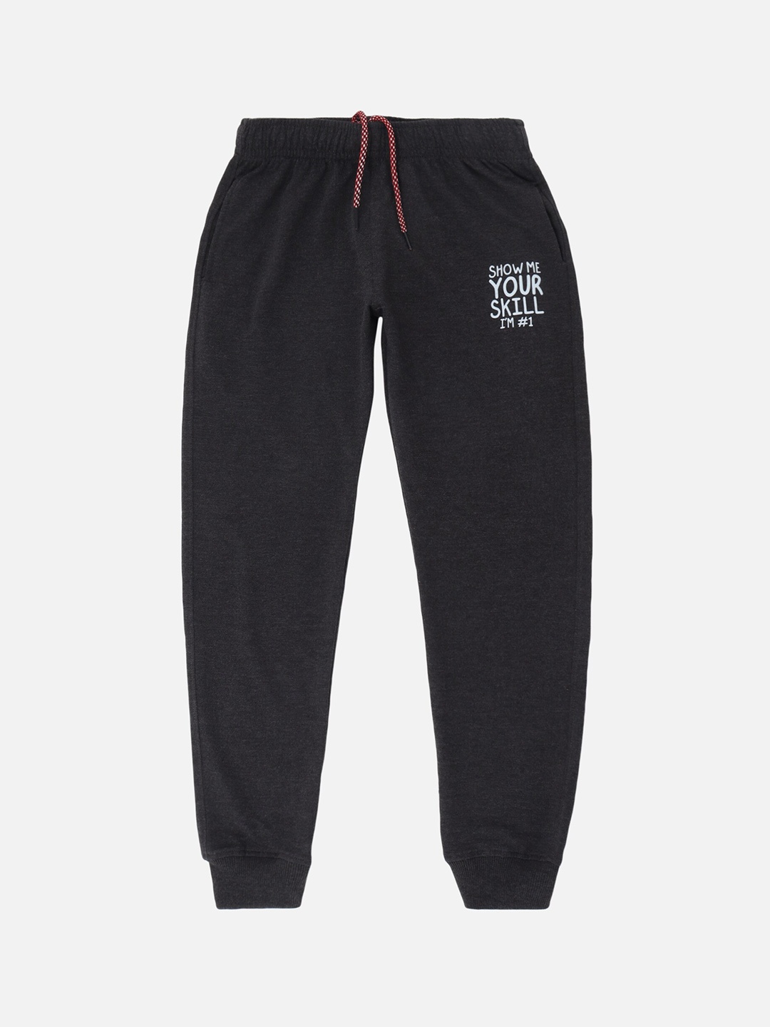 

DYCA Boys Printed Cotton Joggers, Black