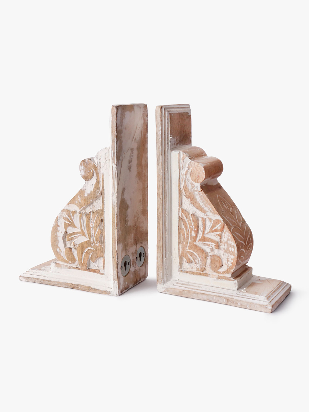 

CASA DECOR Brown Amala Wooden Corbels Showpiece